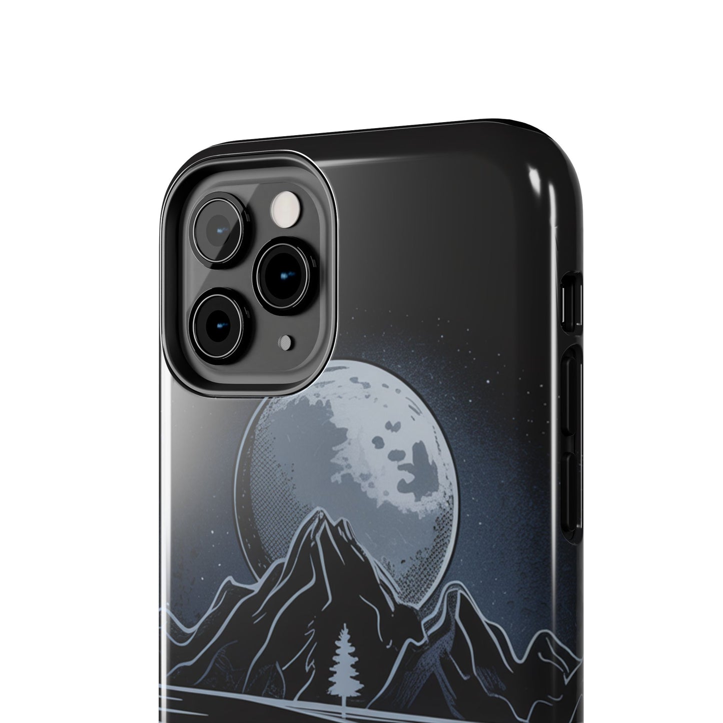 Moonlit Mountain Tough Phone Case Dark Fantasy