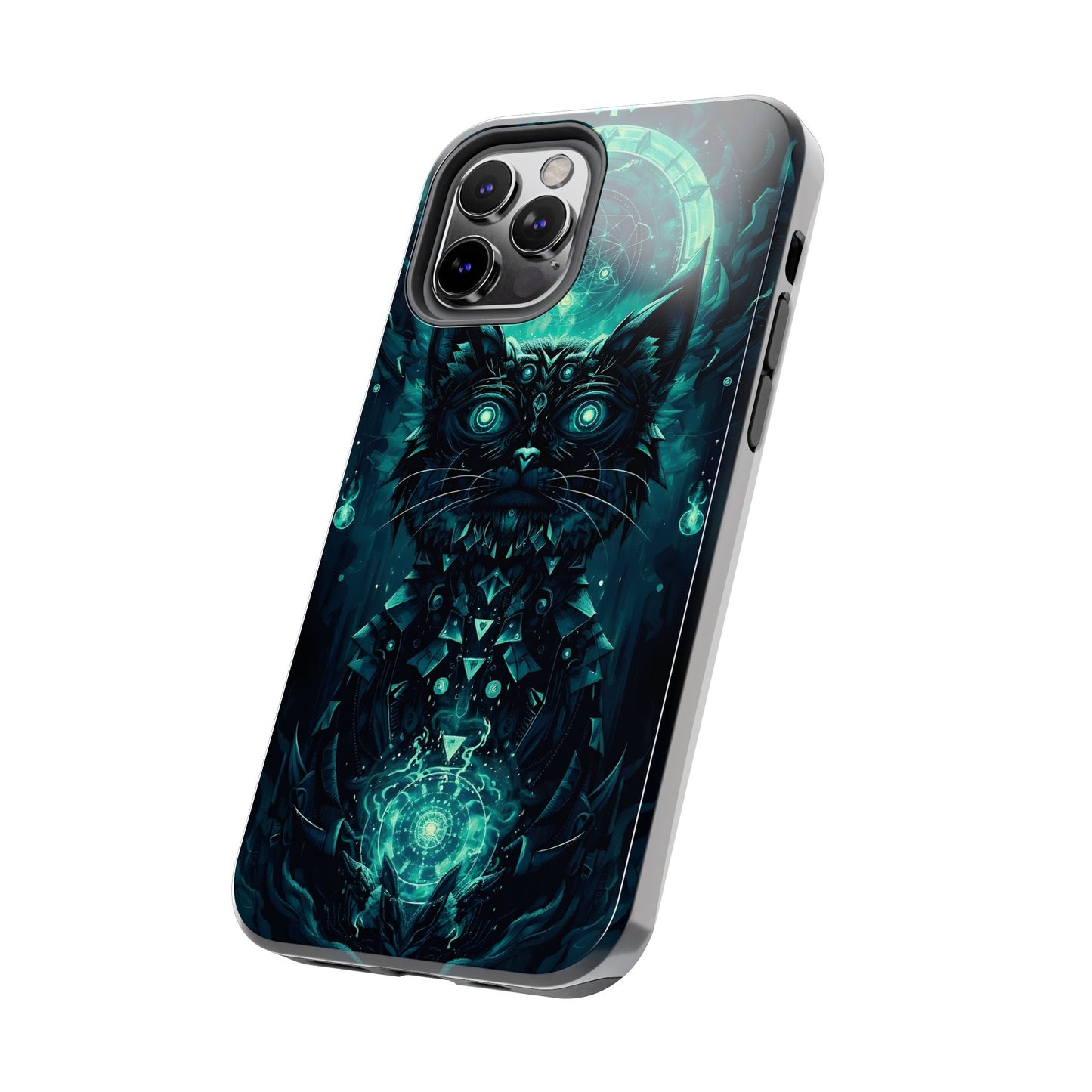 Mystical Dark Cat Phone Case - Tough Protective Cover for Cat Lovers - for iPhone
