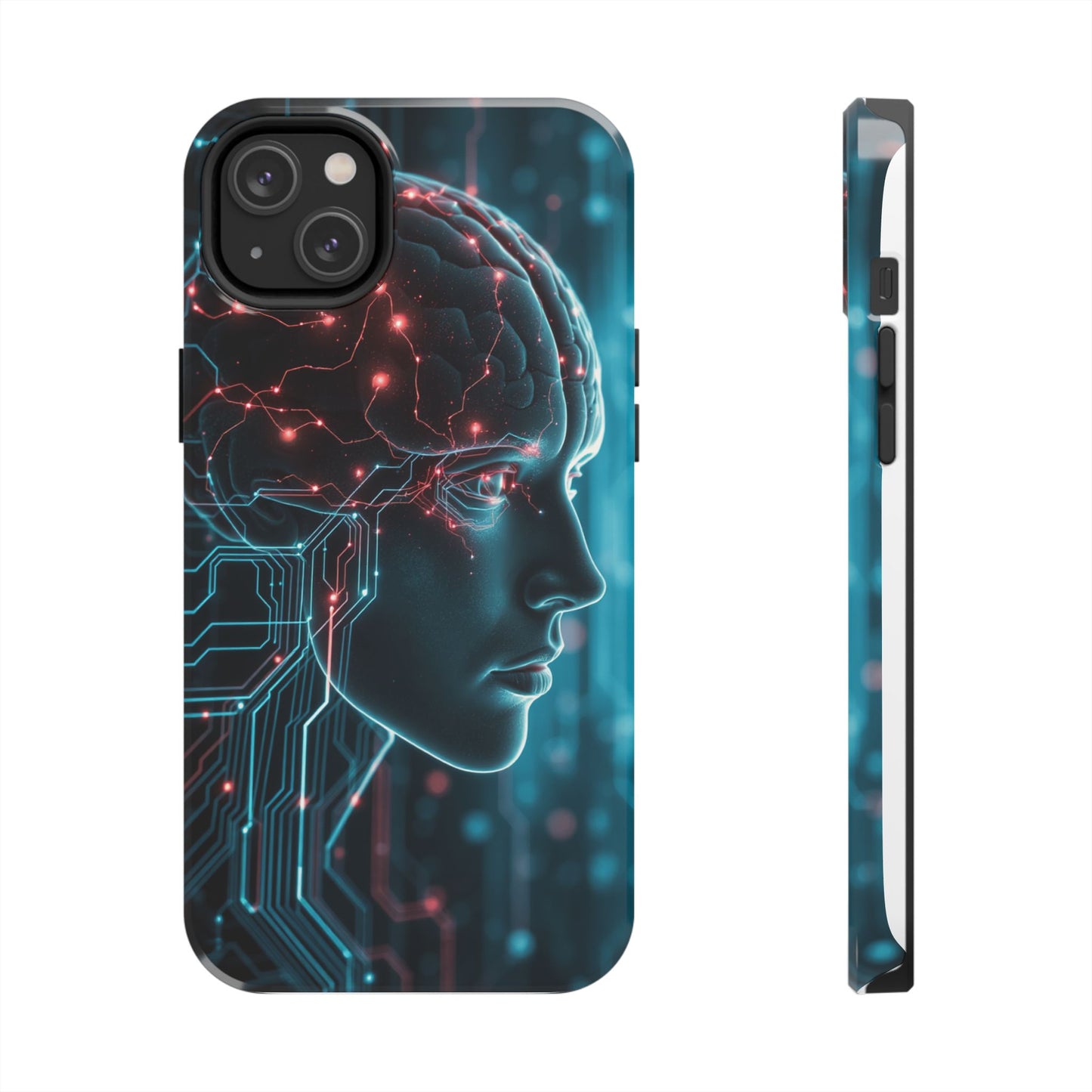 Futuristic Brain Design Tough Phone Case