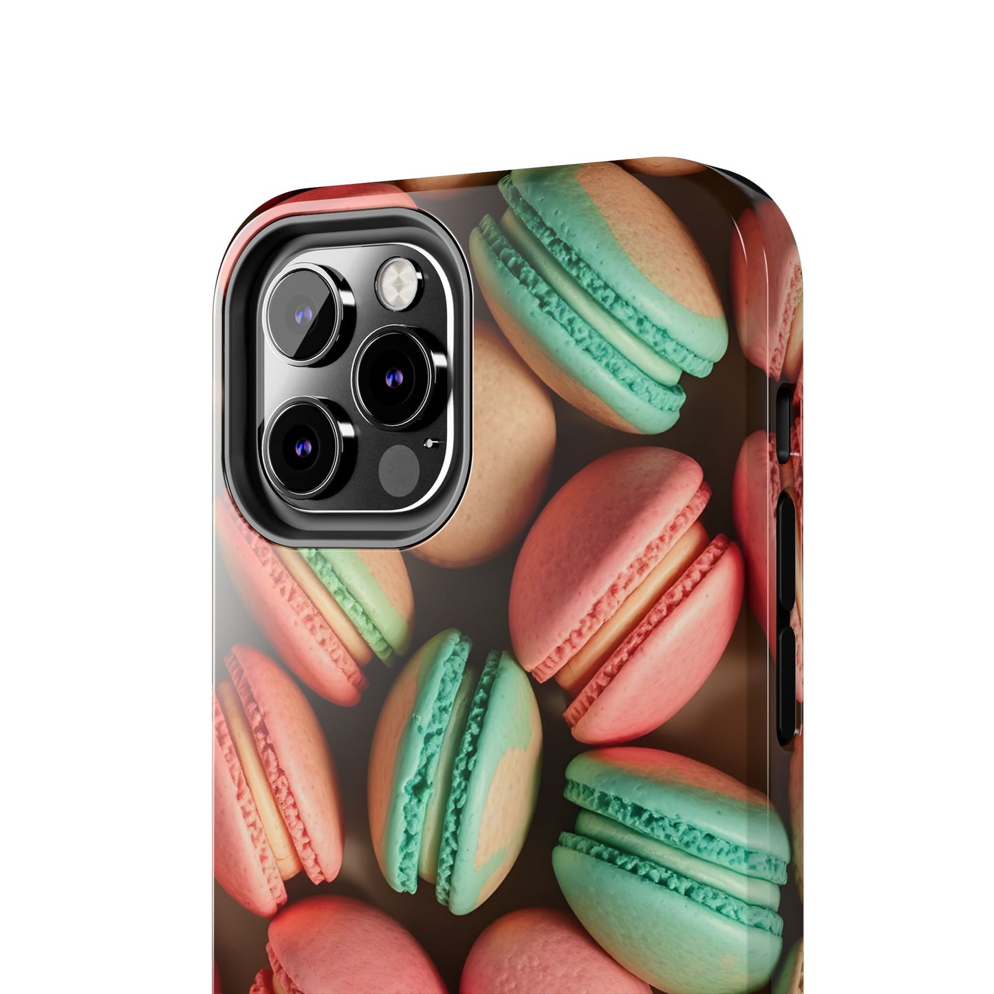 Colorful Tasty Macarons Tough Phone Case - Durable Protection with Sweet Aesthetic - for iPhone