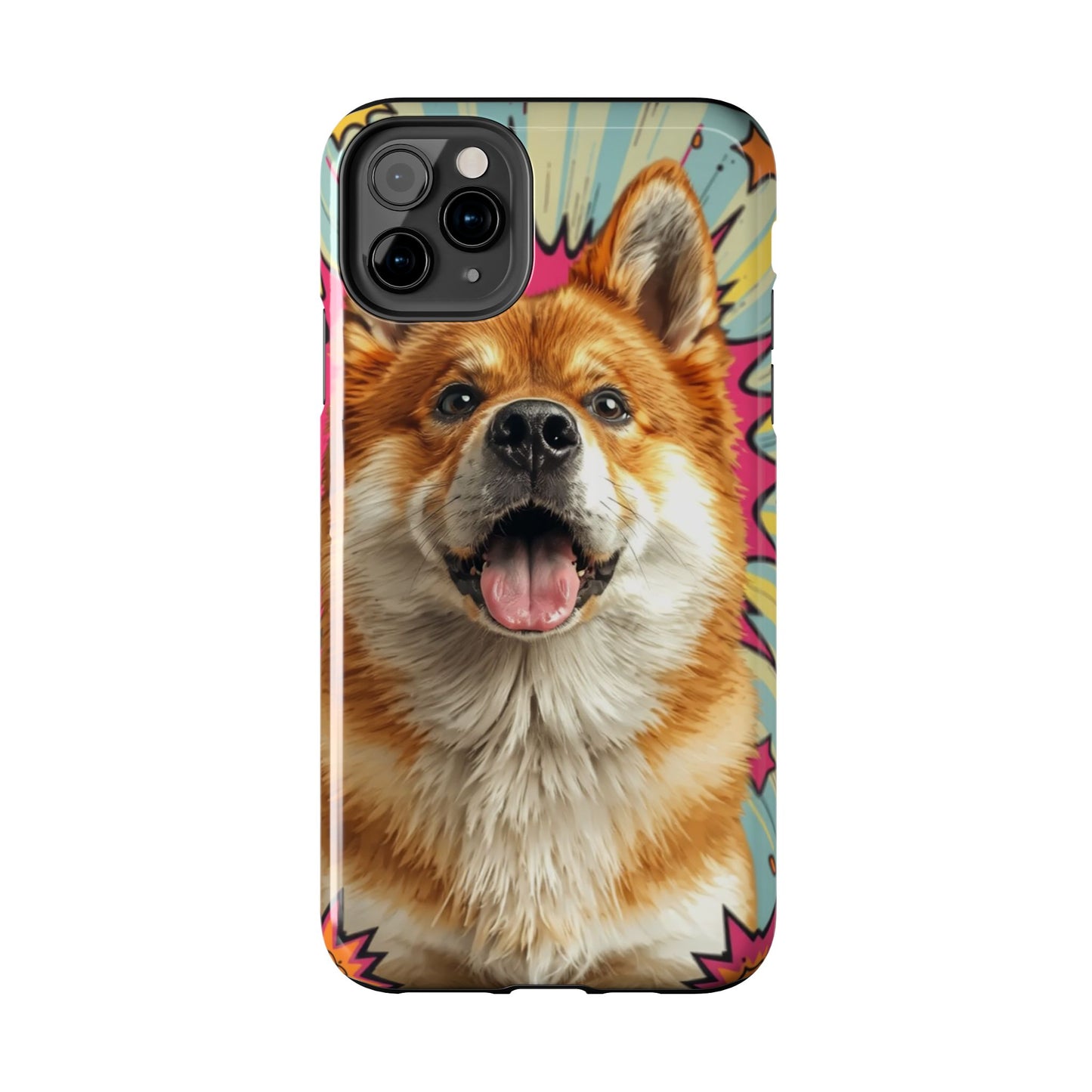 Playful Dog Tough Phone Case - Durable & Stylish Pet Lover Gift