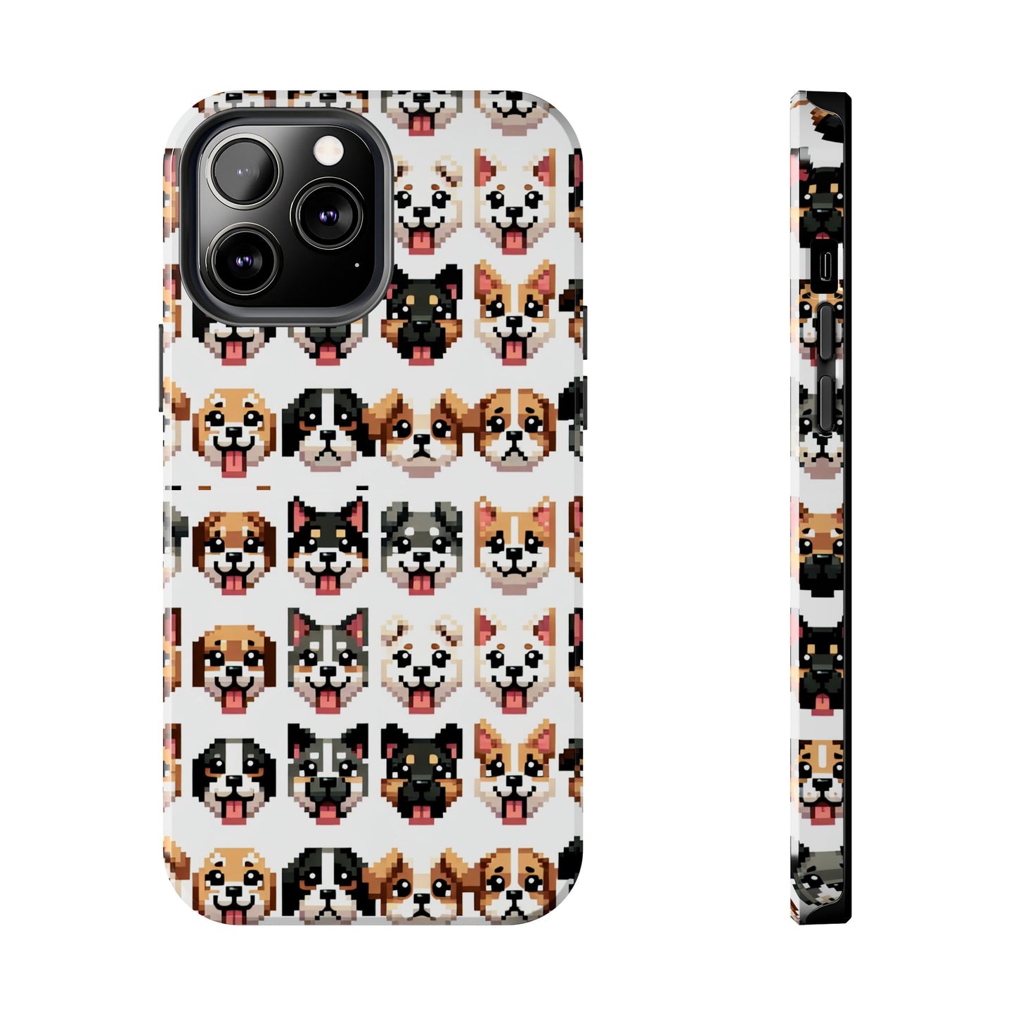 Pixelated Dog Breed Tough Phone Case - Cute, Durable Protection for Pet Lovers - for iPhone
