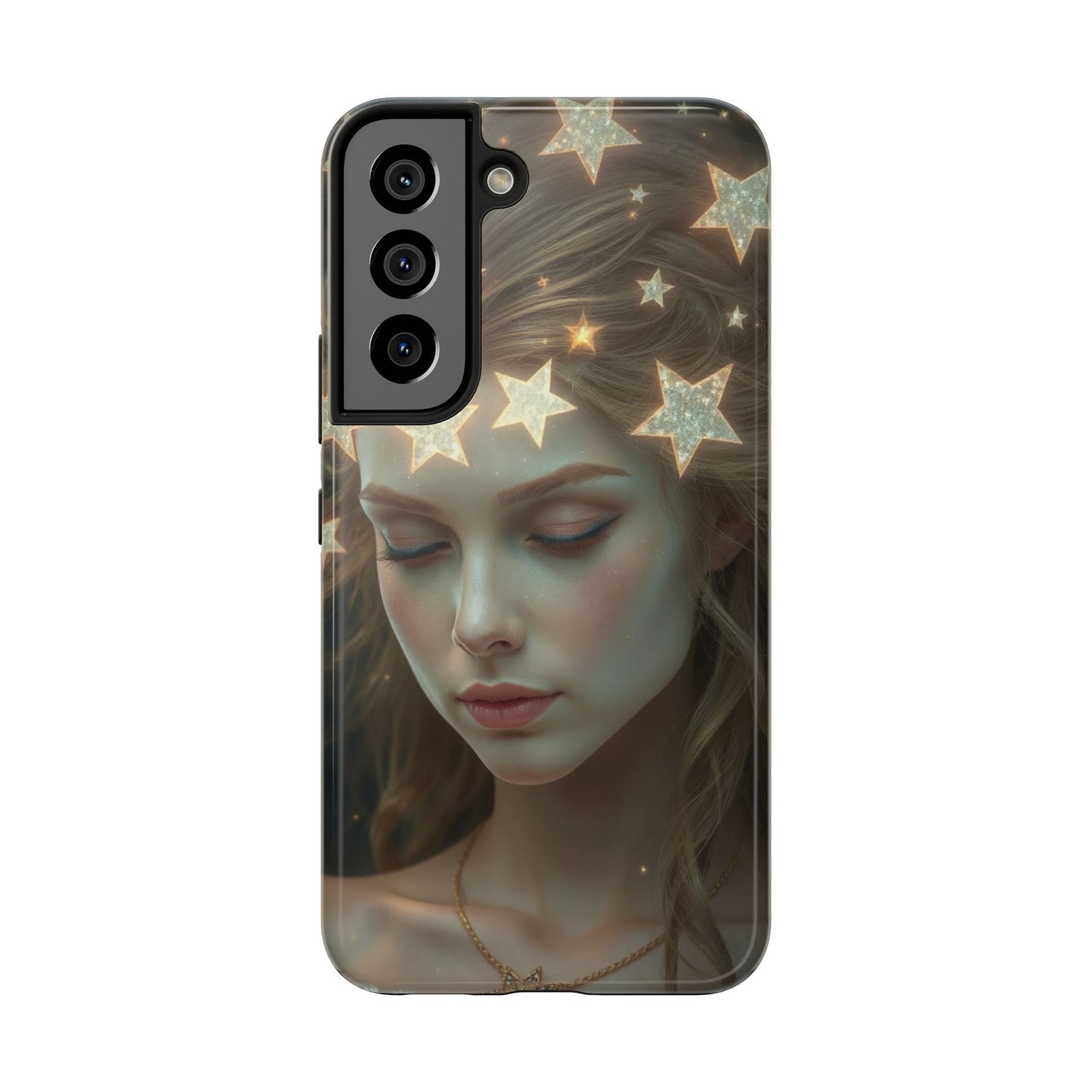 Celestial Dream Tough Phone Case - Artistic Starry Design for Style Enthusiasts