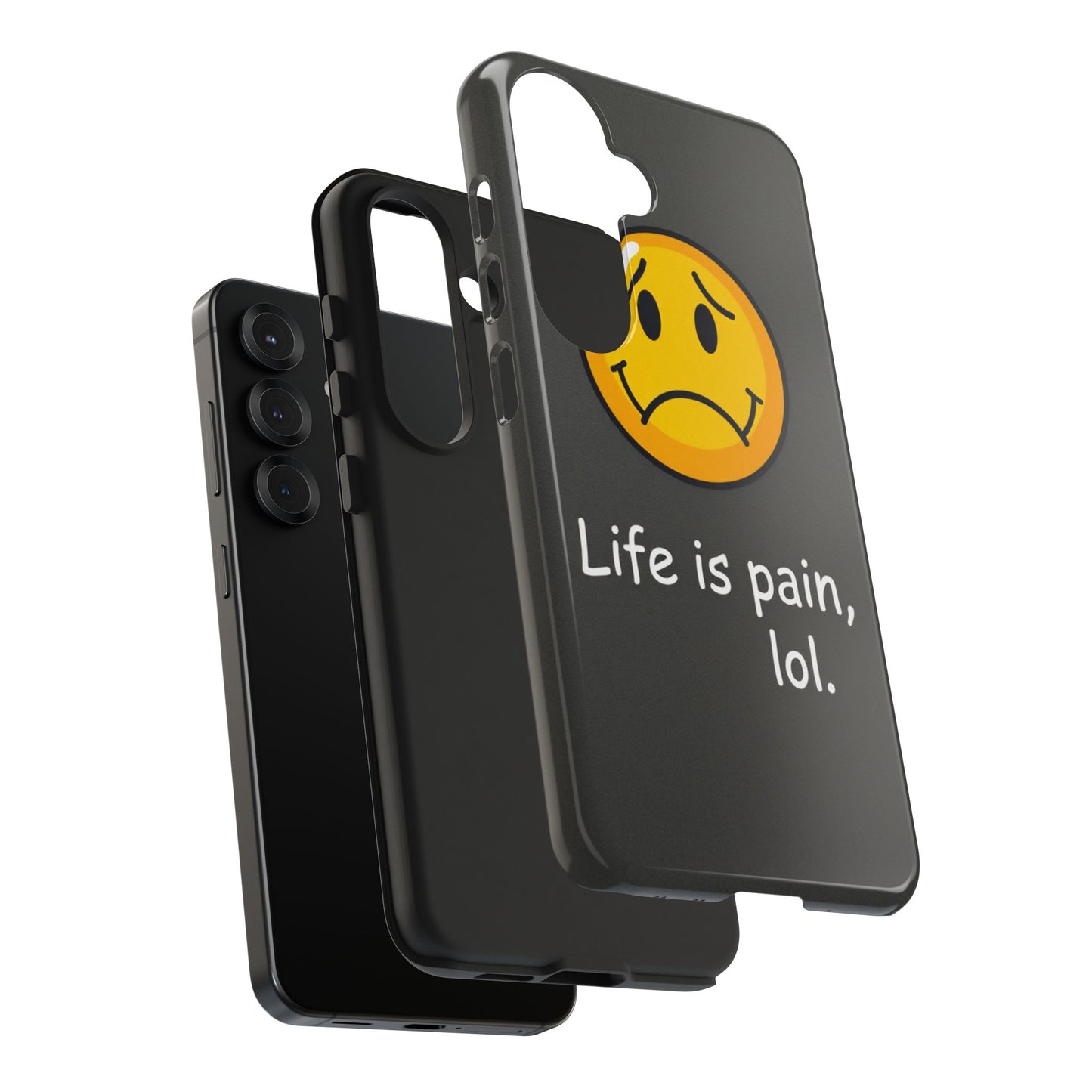 Life is Pain Tough Phone Case - Trendy Design for Smartphone Protection