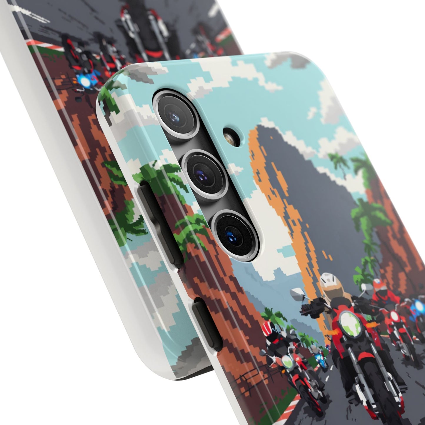 Retro Biker Tough Phone Case - Perfect for Motorcycle Lovers