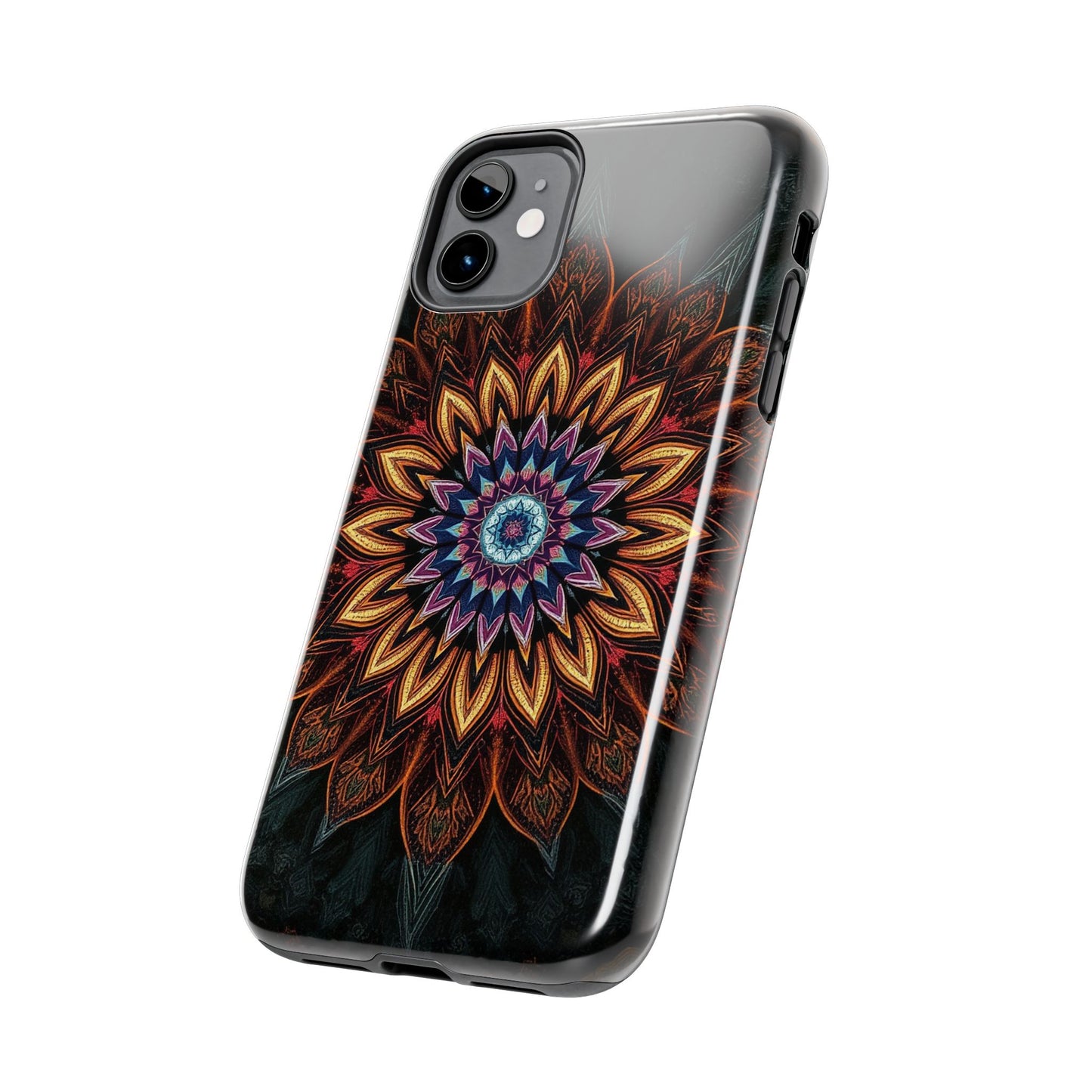 Mystic Mandala Tough Phone Case - Durable Protection with Artistic Design - for iPhone
