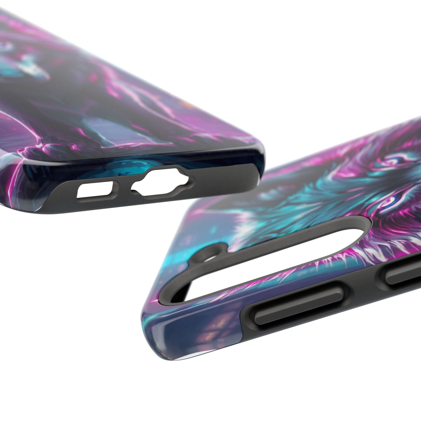 Fierce Wolf Phone Case - Tough & Vibrant Design for Animal Lovers