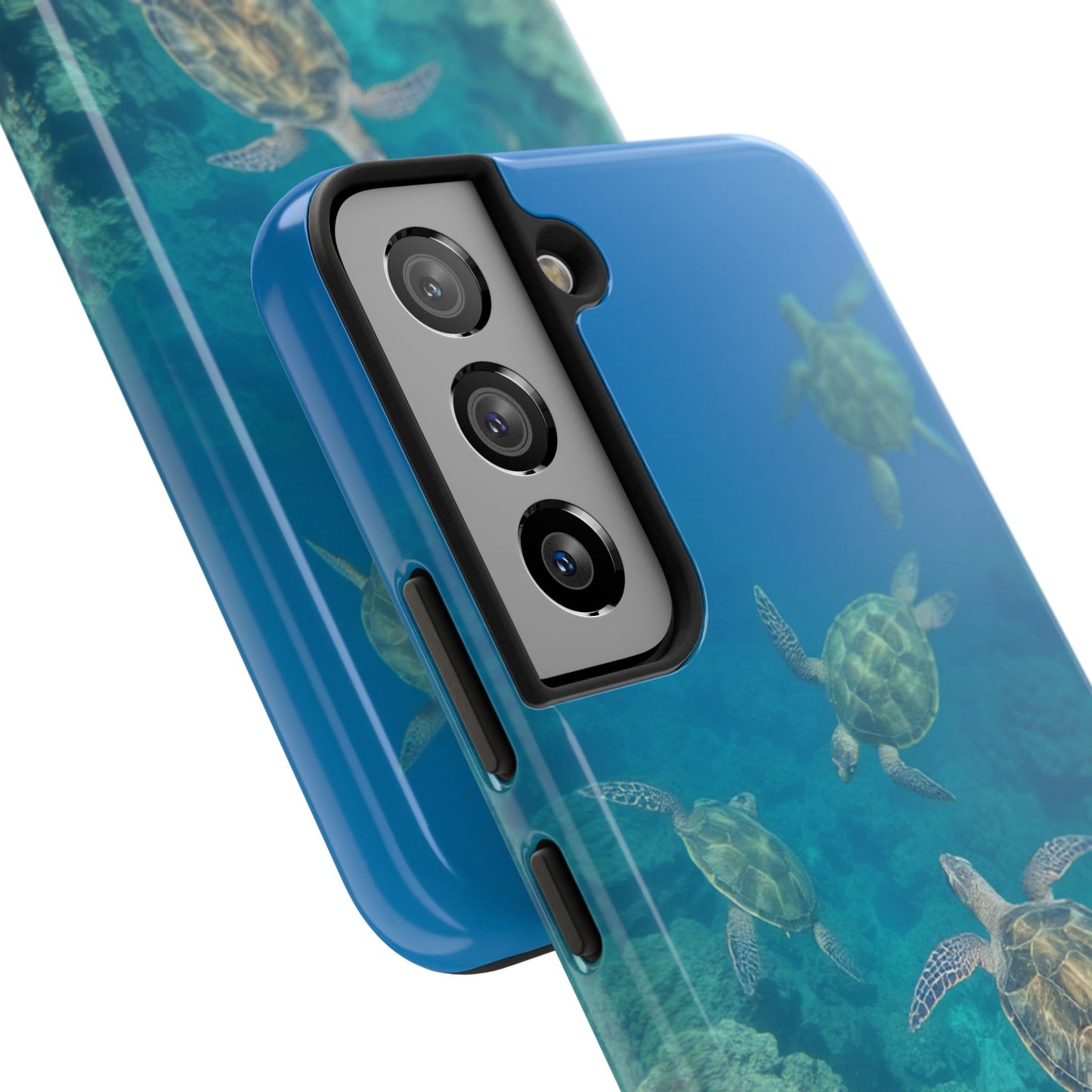 Ocean Turtle Tough Phone Cases - Durable Protection with Marine Art