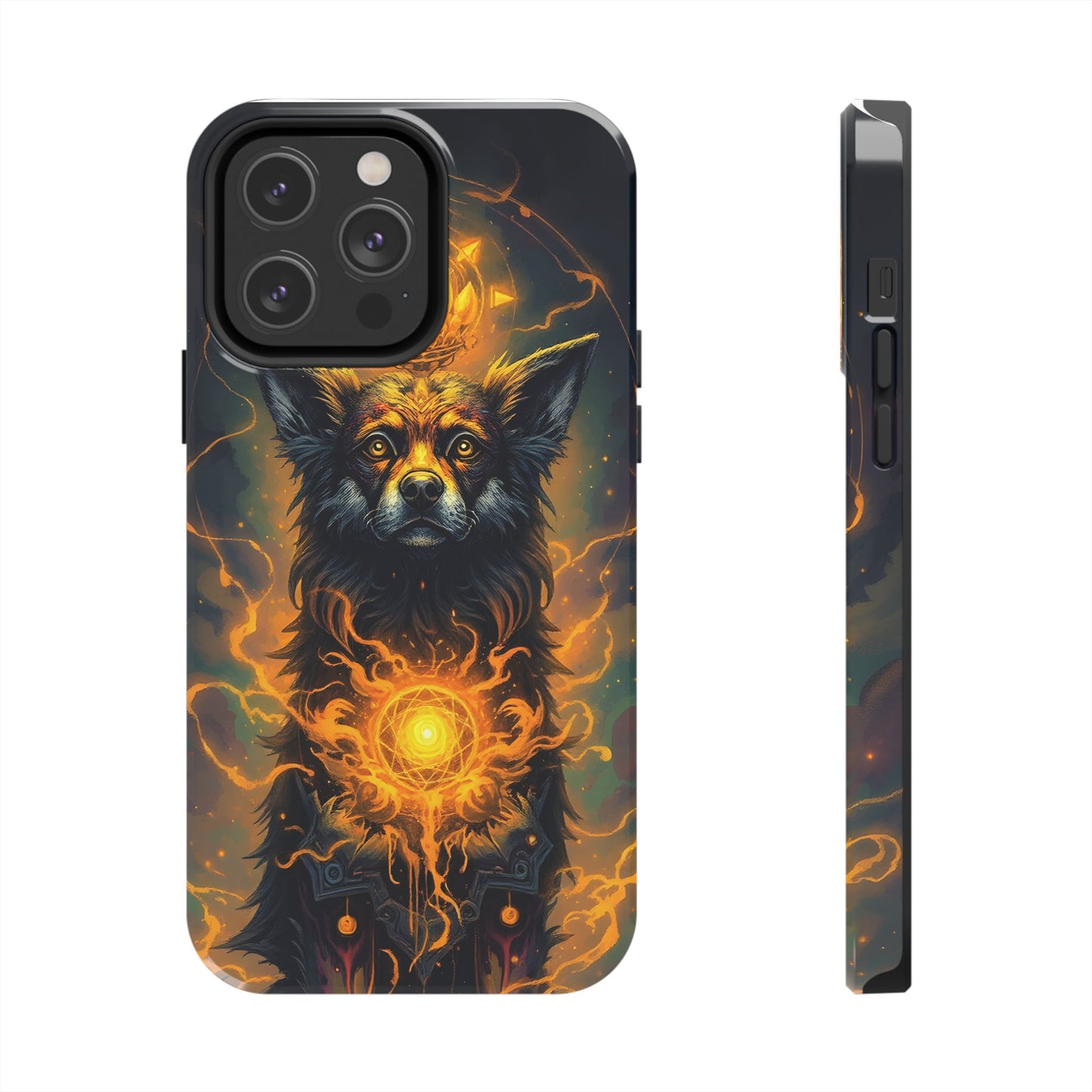 Mystical Dog of Light - Tough Phone Case - Durable Protection with Inspired Artwork - for iPhone