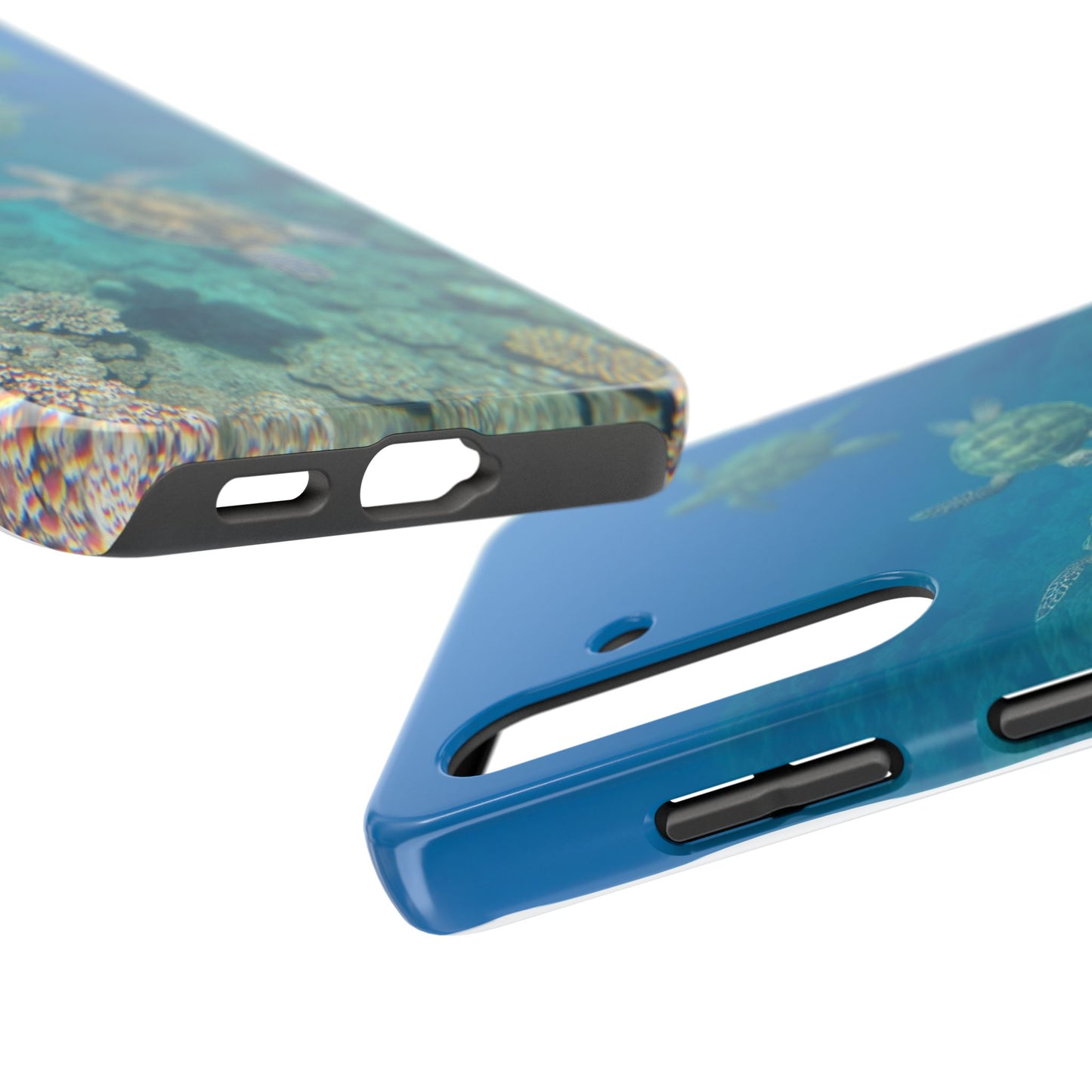 Ocean Turtle Tough Phone Cases - Durable Protection with Marine Art