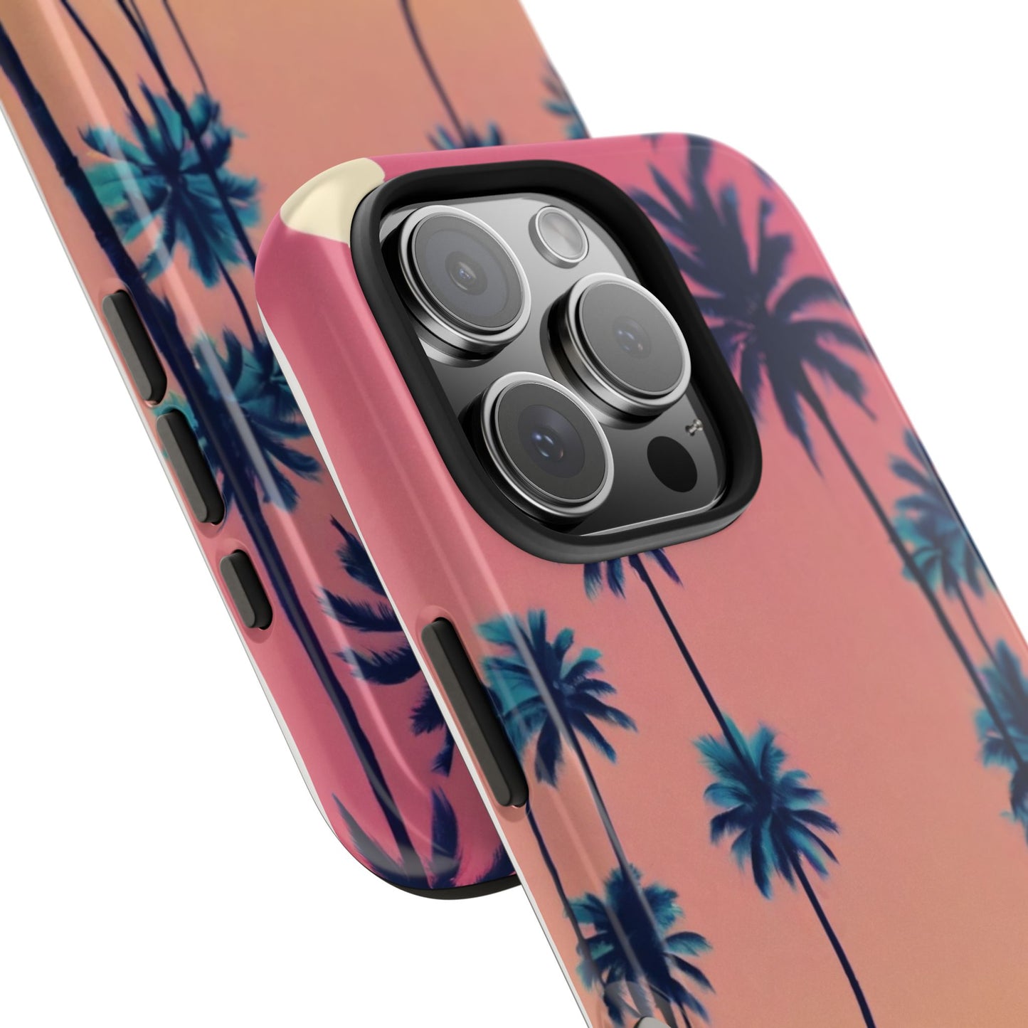 Tropical Beach Vibe Tough Phone Case - Vintage Van Design - for iPhone