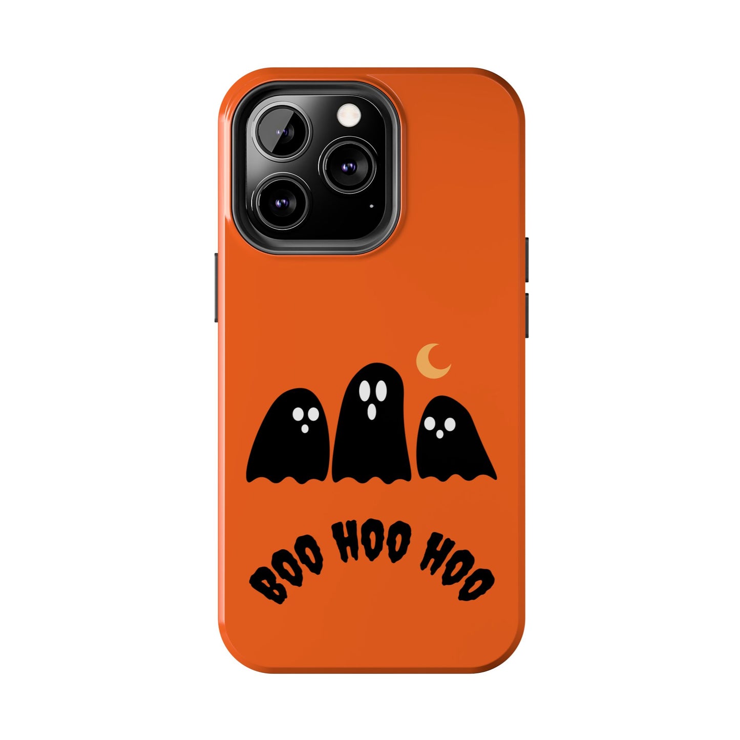 Halloween Ghost Phone Case - Boo Hoo Hoo Design - for iPhone