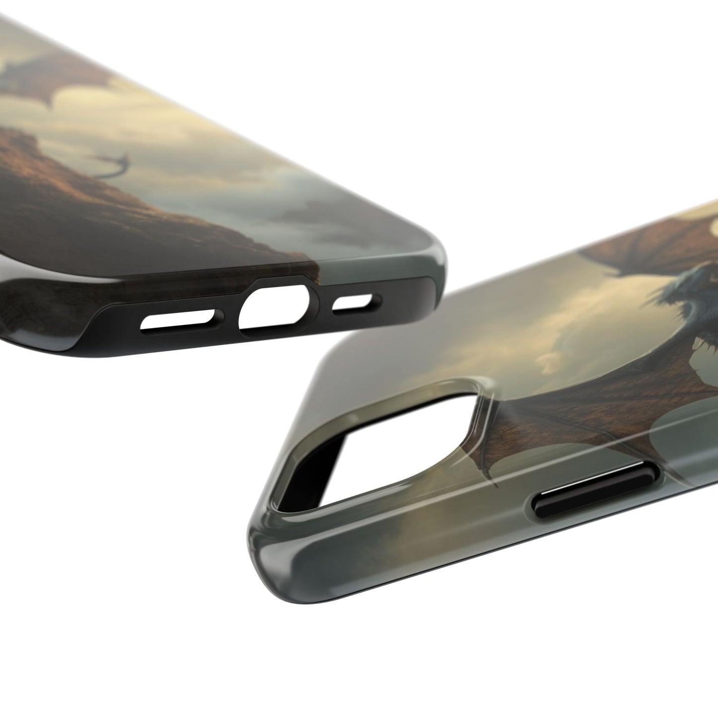 Dragon Fantasy Tough Phone Case - Durable Protection for Adventurers