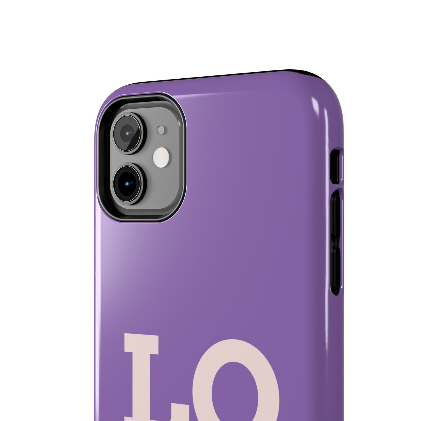 Purple Love Phone Case - Durable & Stylish Tough Case - for iPhone