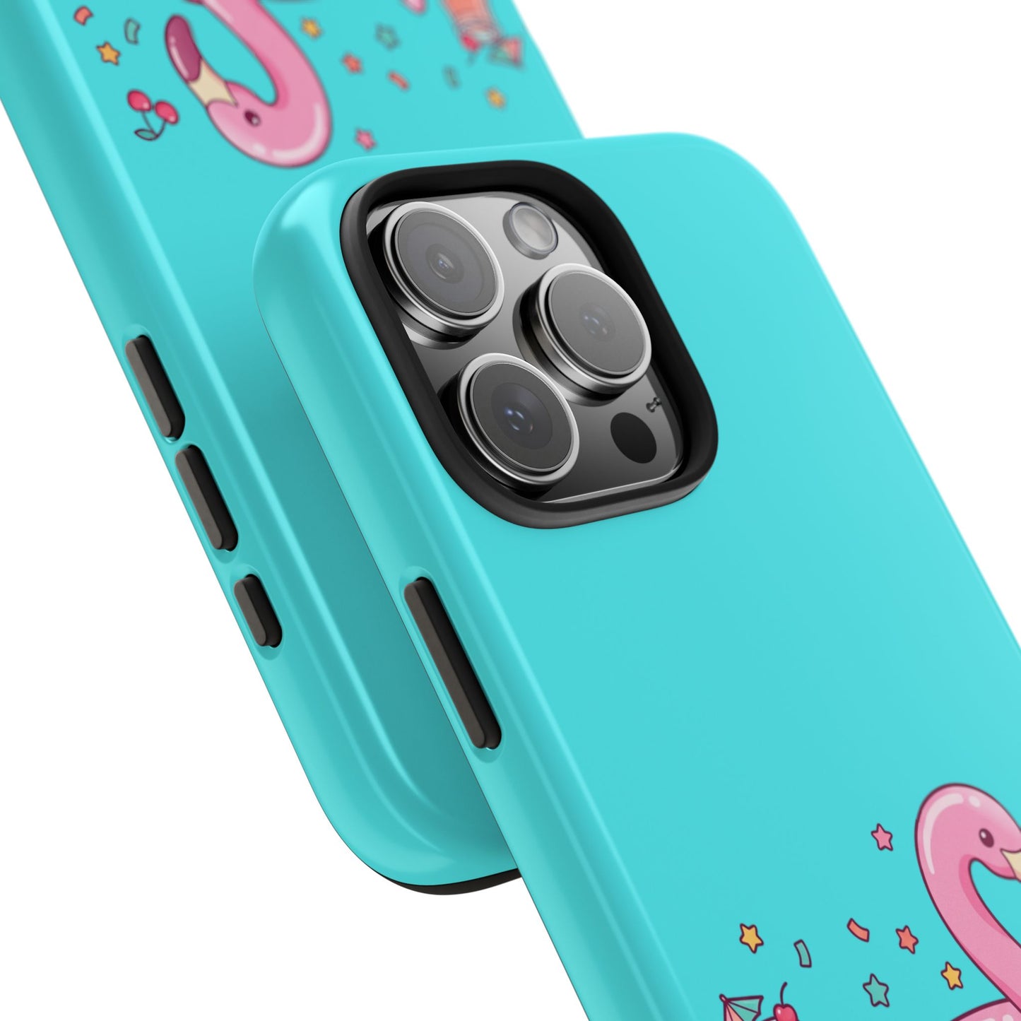 Flamingo Pool Party iPhone Case