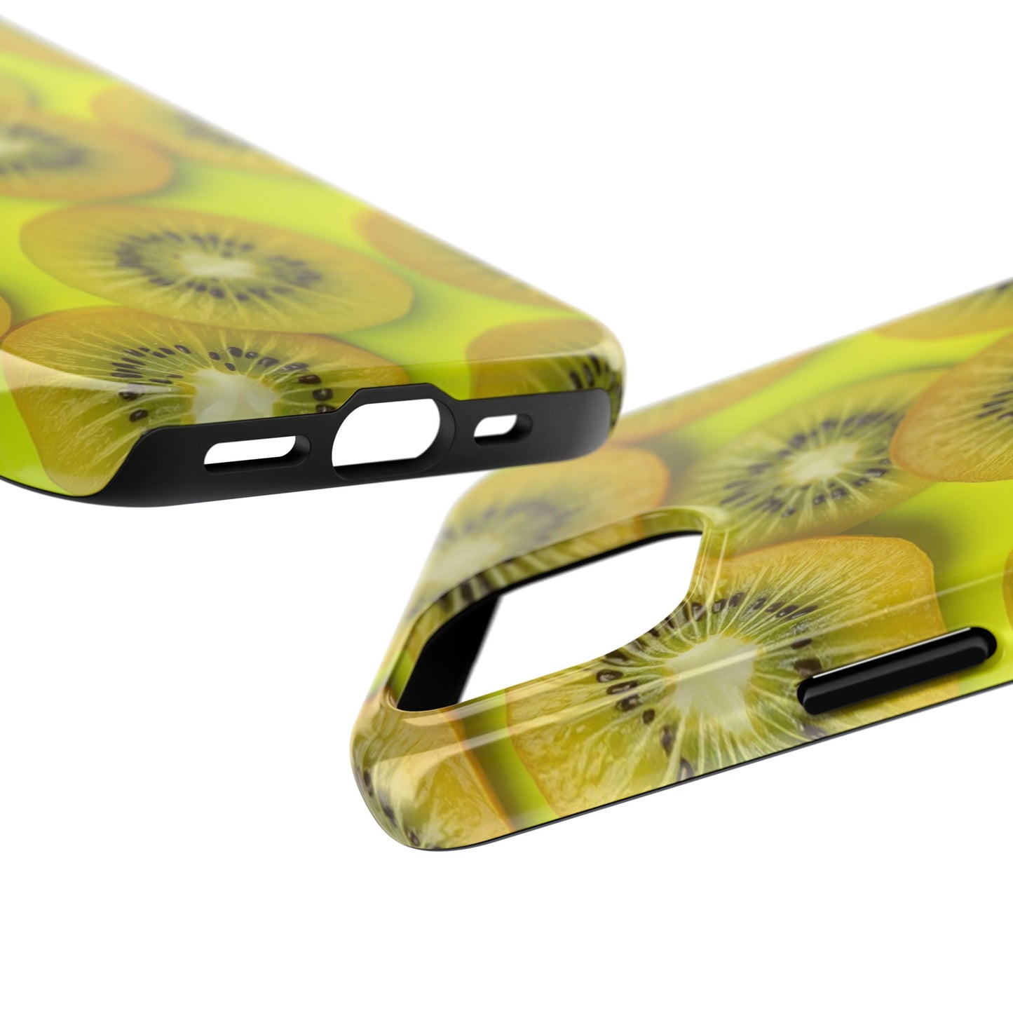 Vibrant Kiwi Tough Phone Case - Bright Yellow Design for Fruit Lovers