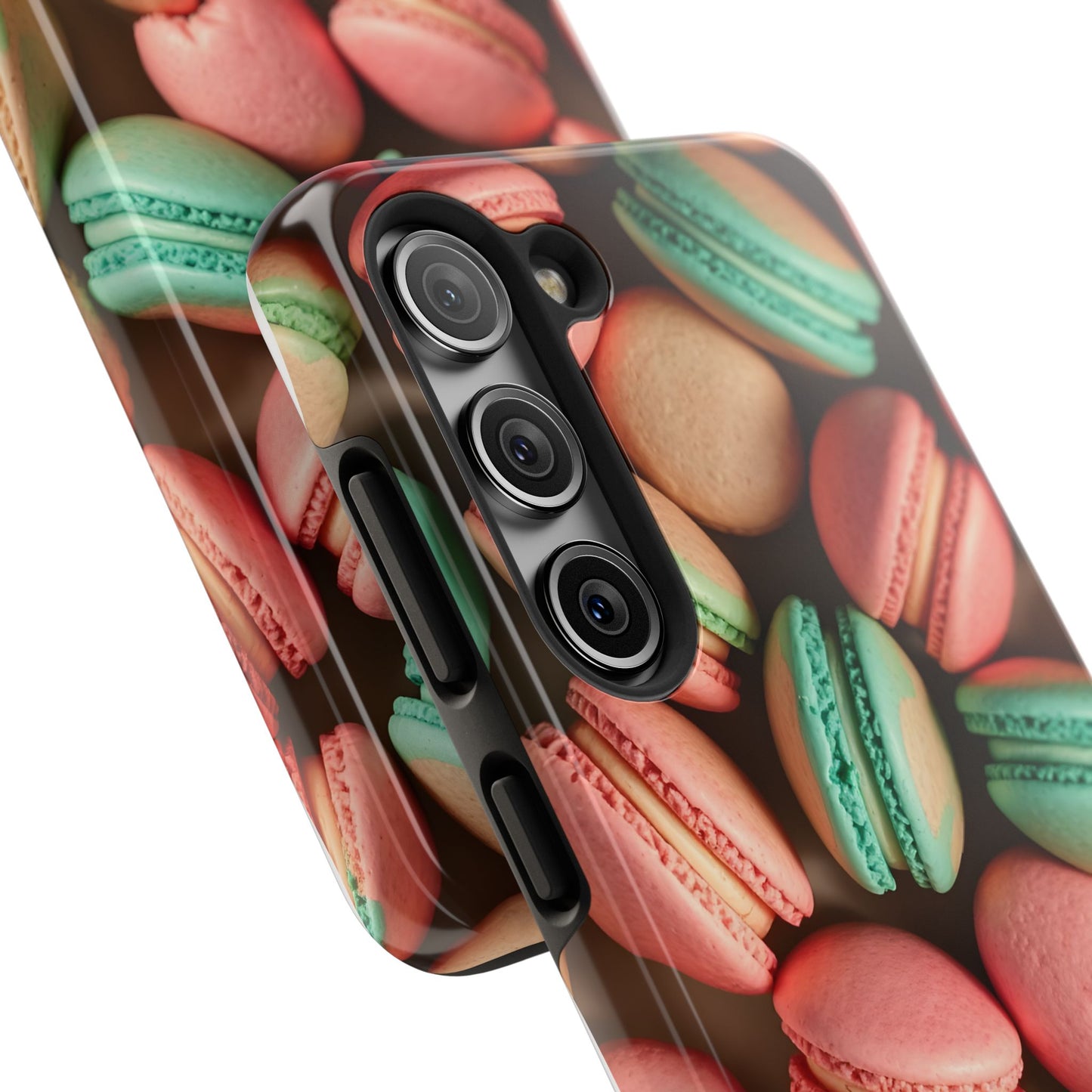 Colorful Tasty Macarons Tough Phone Case - Durable Protection with Sweet Aesthetic - for iPhone