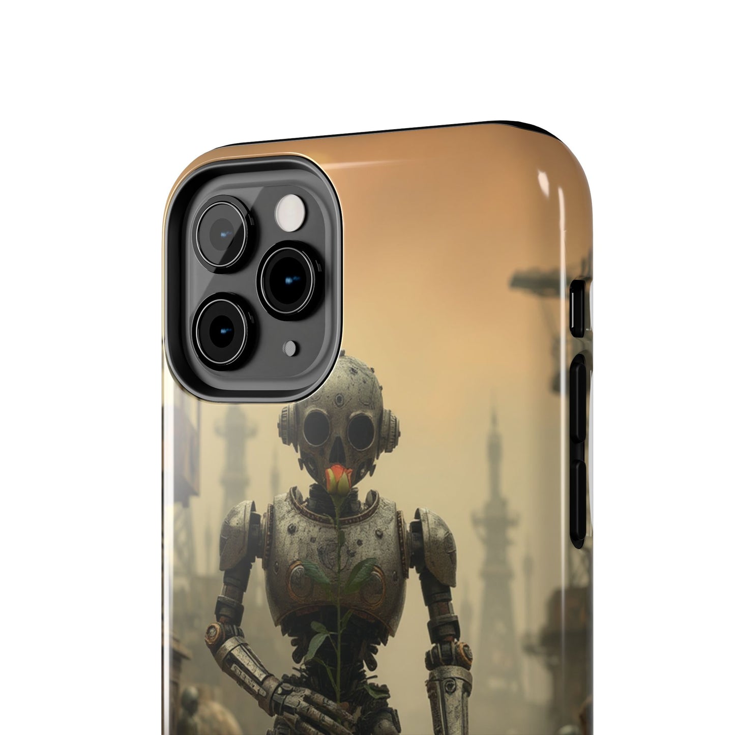Robotic Sentinel Tough Phone Case - Durable Protector for Sci-Fi Lovers