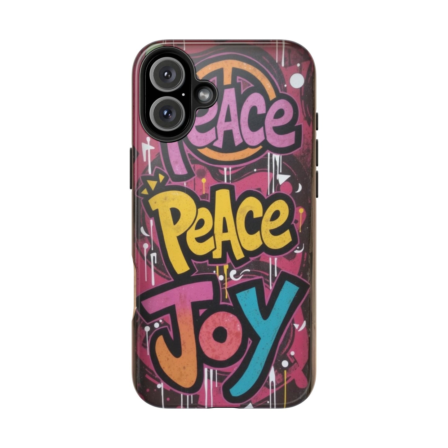 Colorful Peace Joy Tough Phone Case