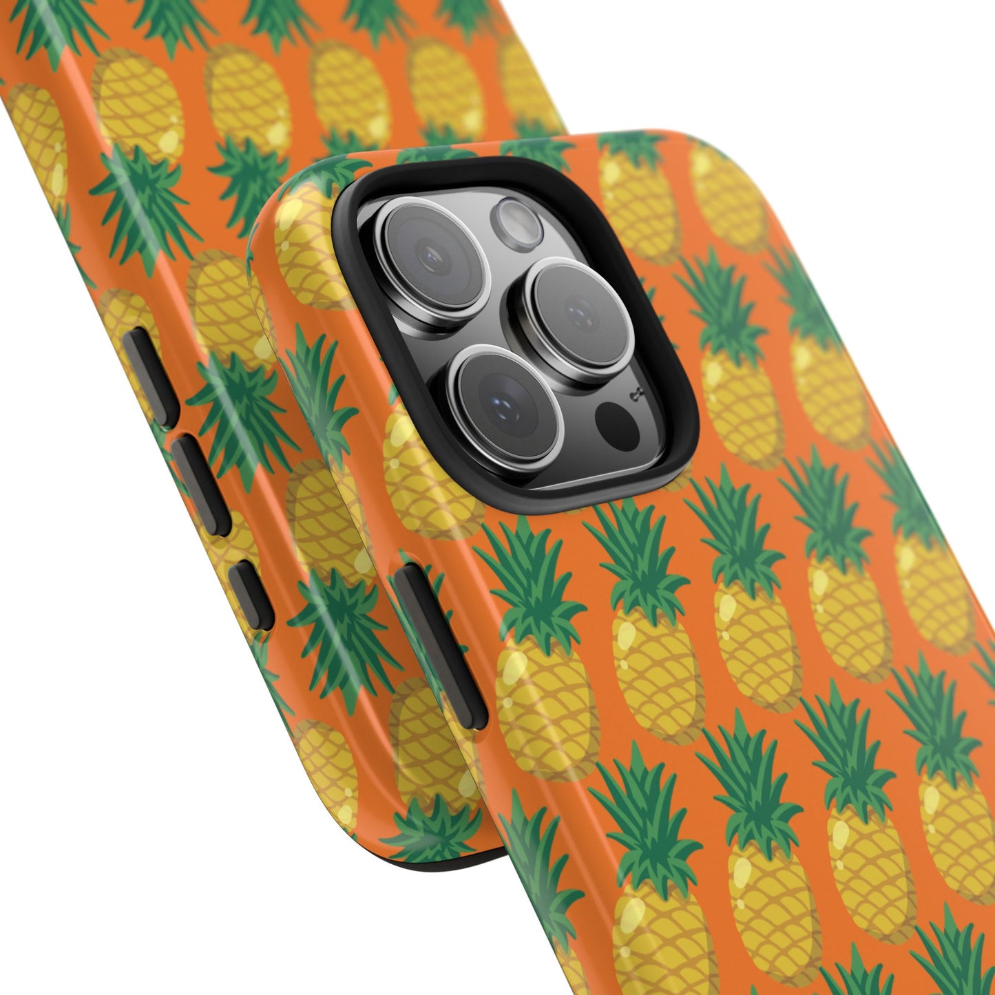 Tough Pineapple Phone Case - Vibrant Tropical Design for Summer Vibes - for iPhone