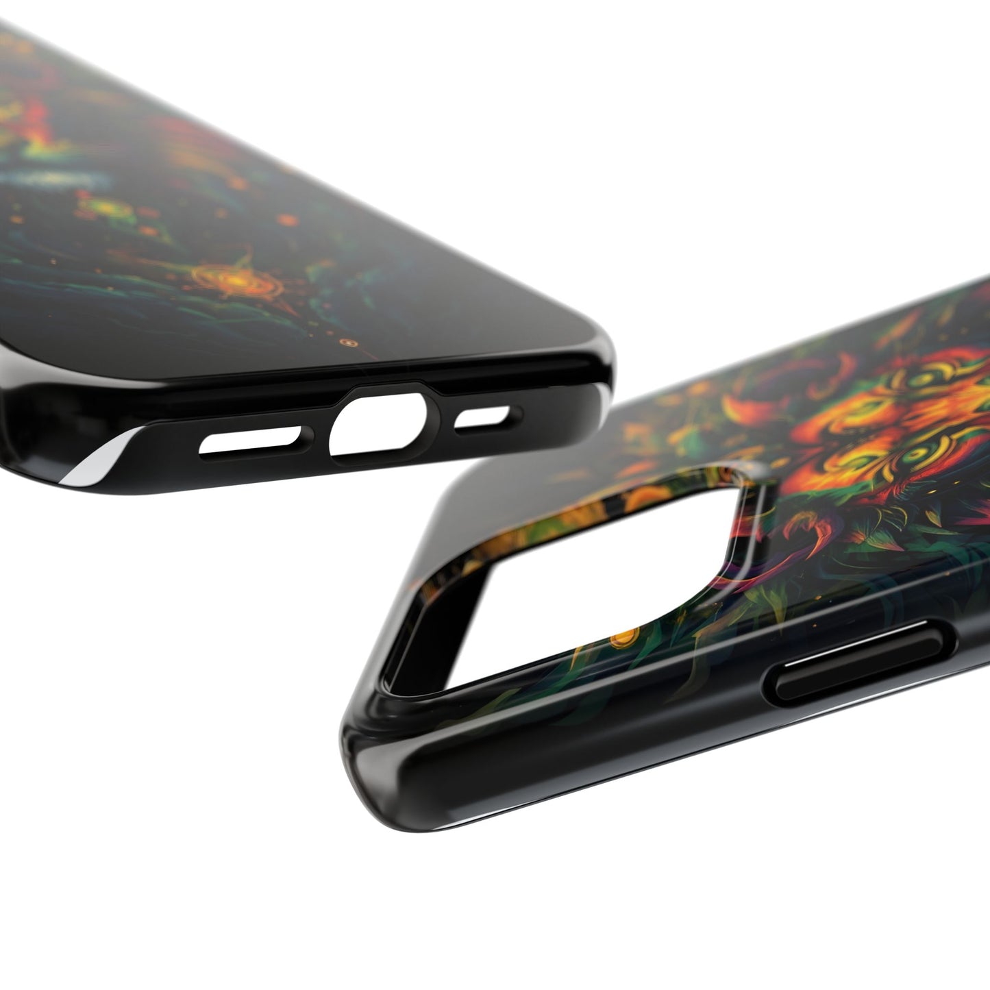 Vibrant Mystical Lion Art Tough Phone Case - Bold Protector for Animal Lovers - for iPhone