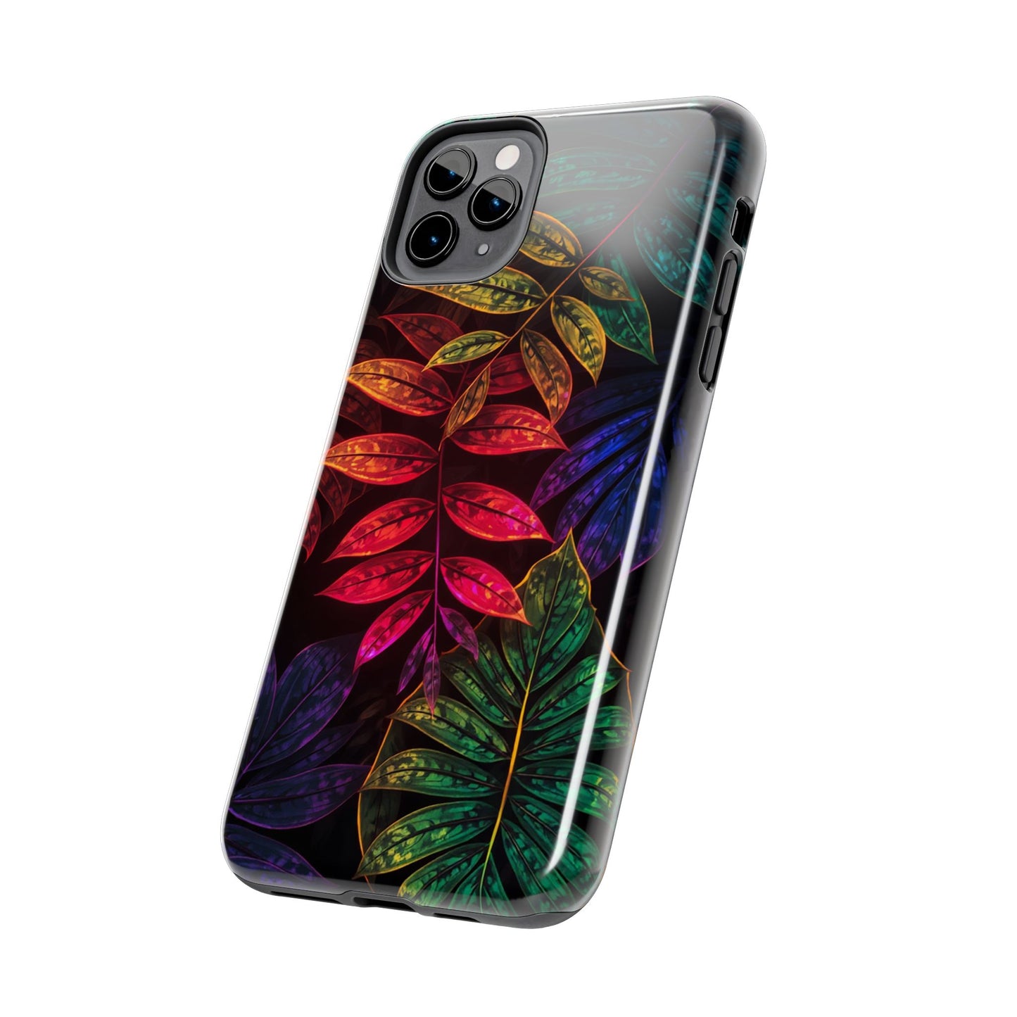 Vibrant Tropical Leaf Tough Phone Case