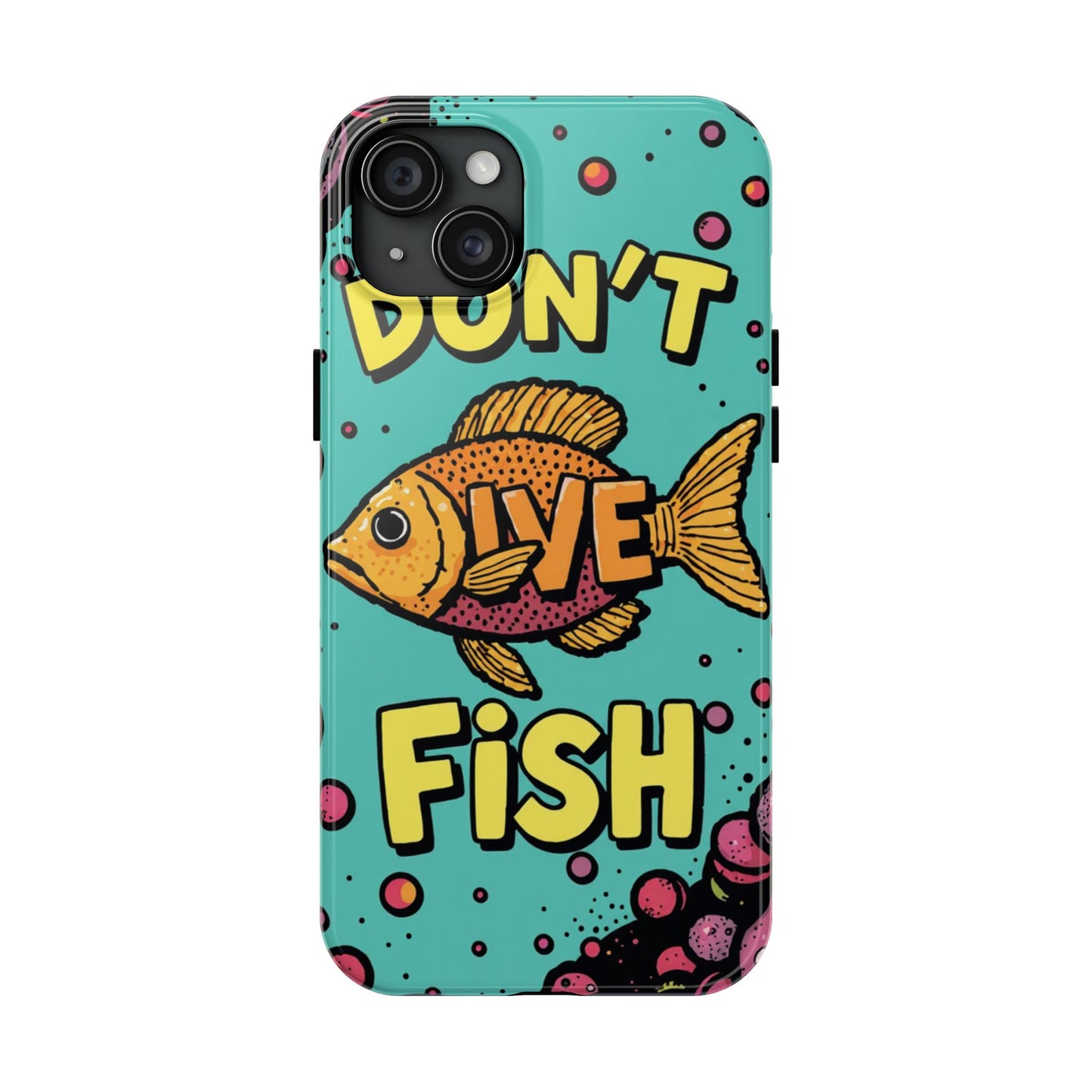 Catchy Fish-Themed Tough Phone Cases, Unique Gift for Fish Lovers, Durable Protection for Phones, Fun Aquatic Design, Ideal for Holidays