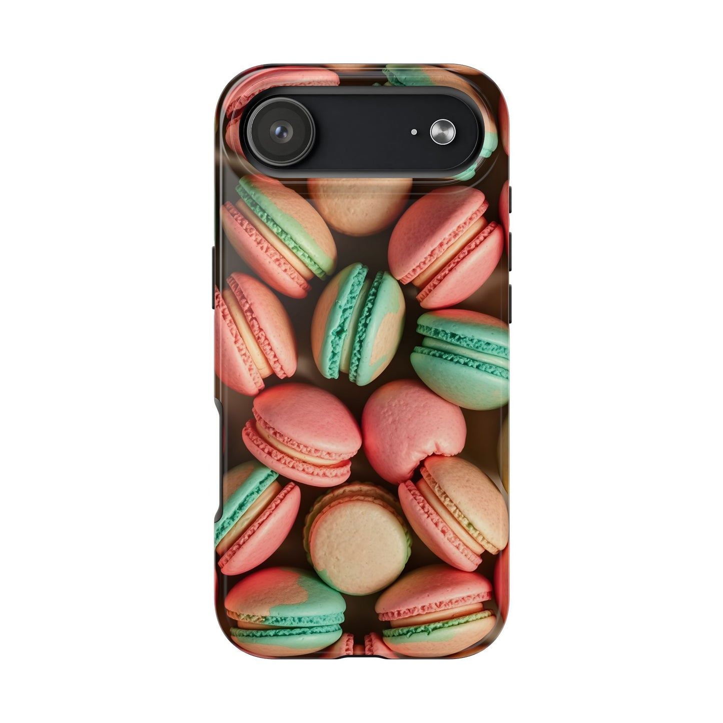 Colorful Tasty Macarons Tough Phone Case - Durable Protection with Sweet Aesthetic - for iPhone