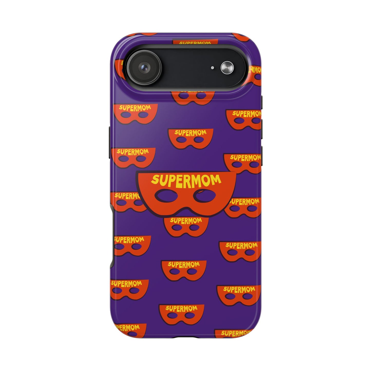 Supermom Tough Phone Case - Durable Protection with Fun Design - for iPhone