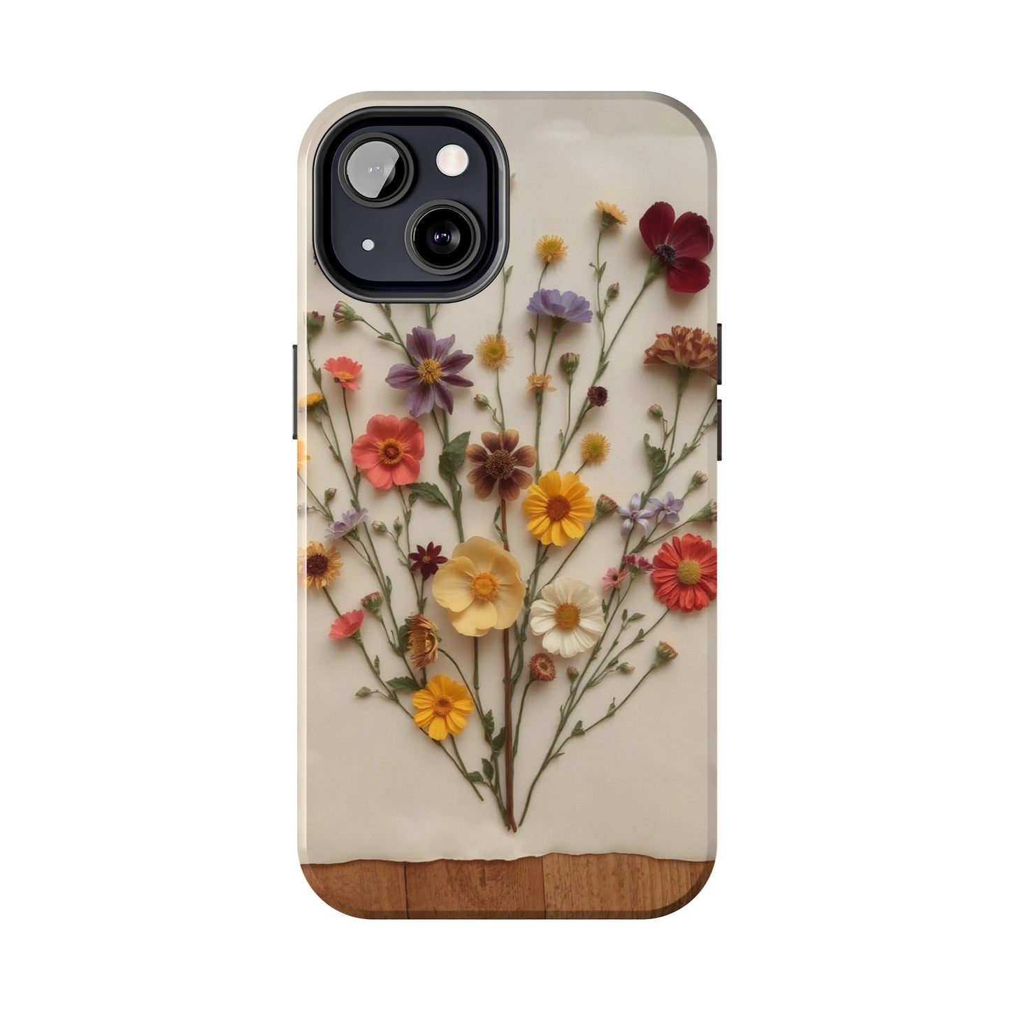 Floral Tough Phone Case - Durable Protection with Nature-Inspired Design