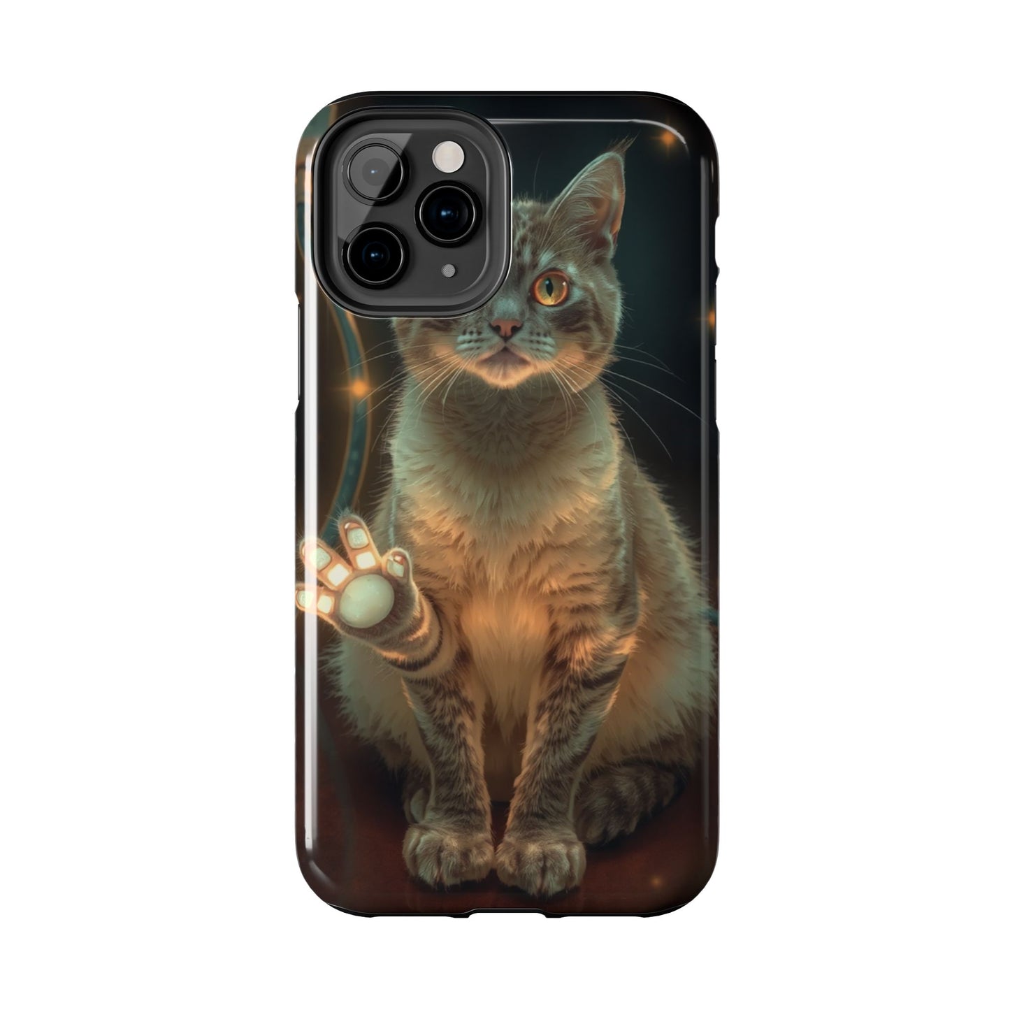 Whimsical Cat Phone Case | Tough Phone Cases for Cat Lovers, Pet Accessories, Gift for Cat Owners, Cute Phone Cover, Personalized Tech