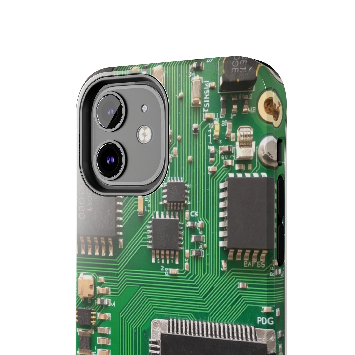 Circuit Board Tough Phone Case - Durable Tech Design