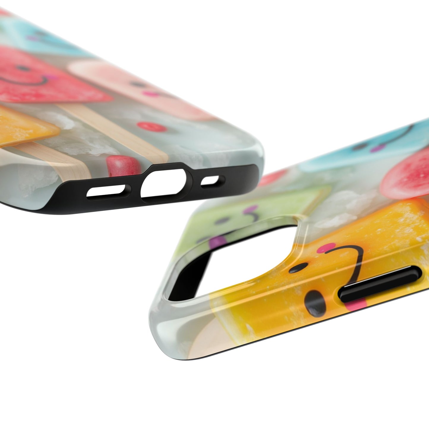 Cute Smile Popsicle Tough Phone Case - Fun Protection for Your Device