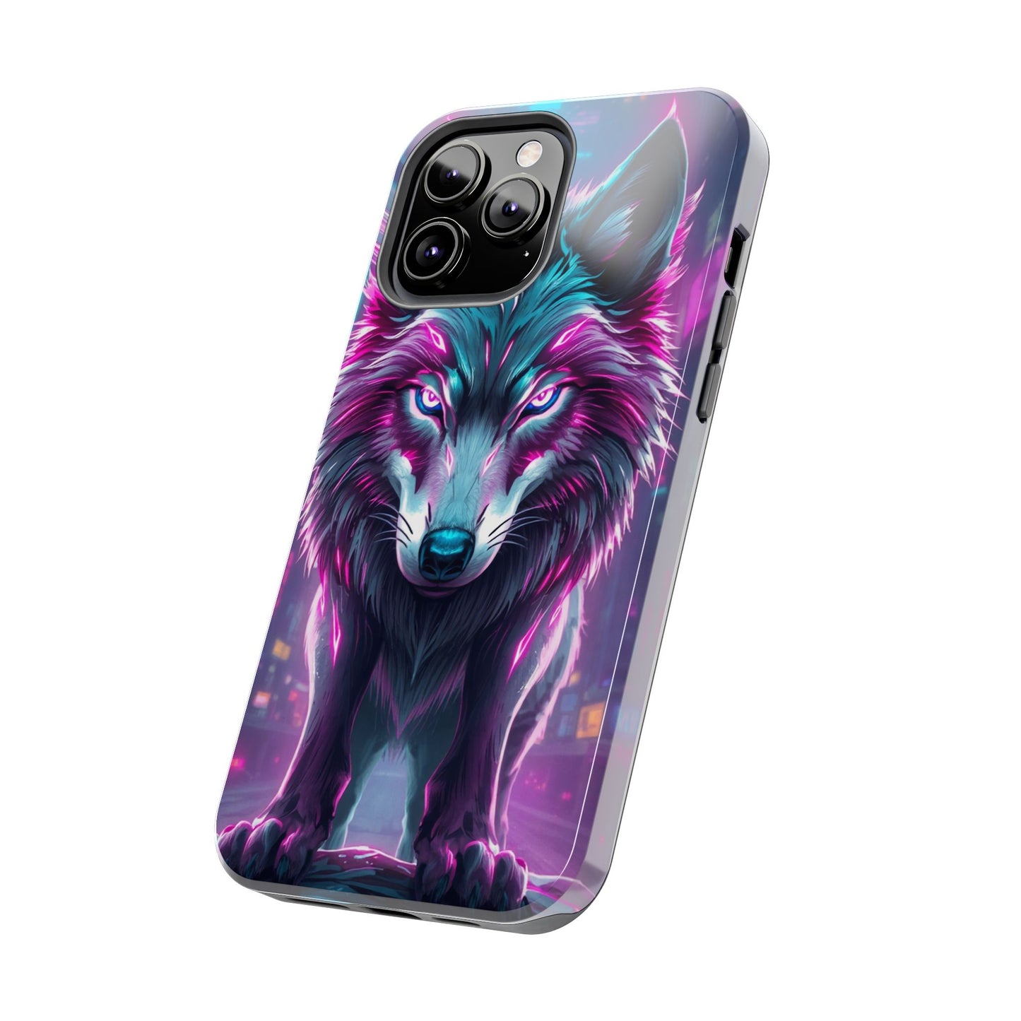 Fierce Wolf Phone Case - Tough & Vibrant Design for Animal Lovers