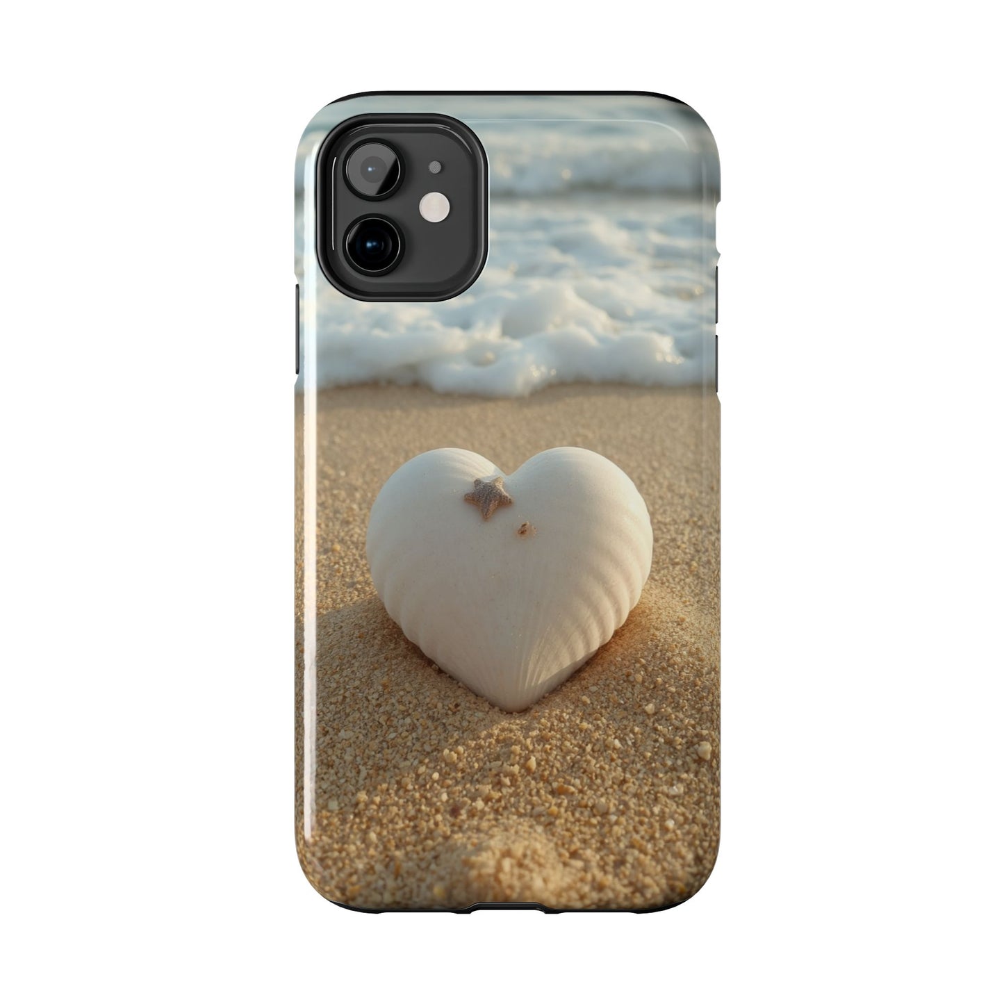 Heart Seashell Tough Phone Case for iPhone