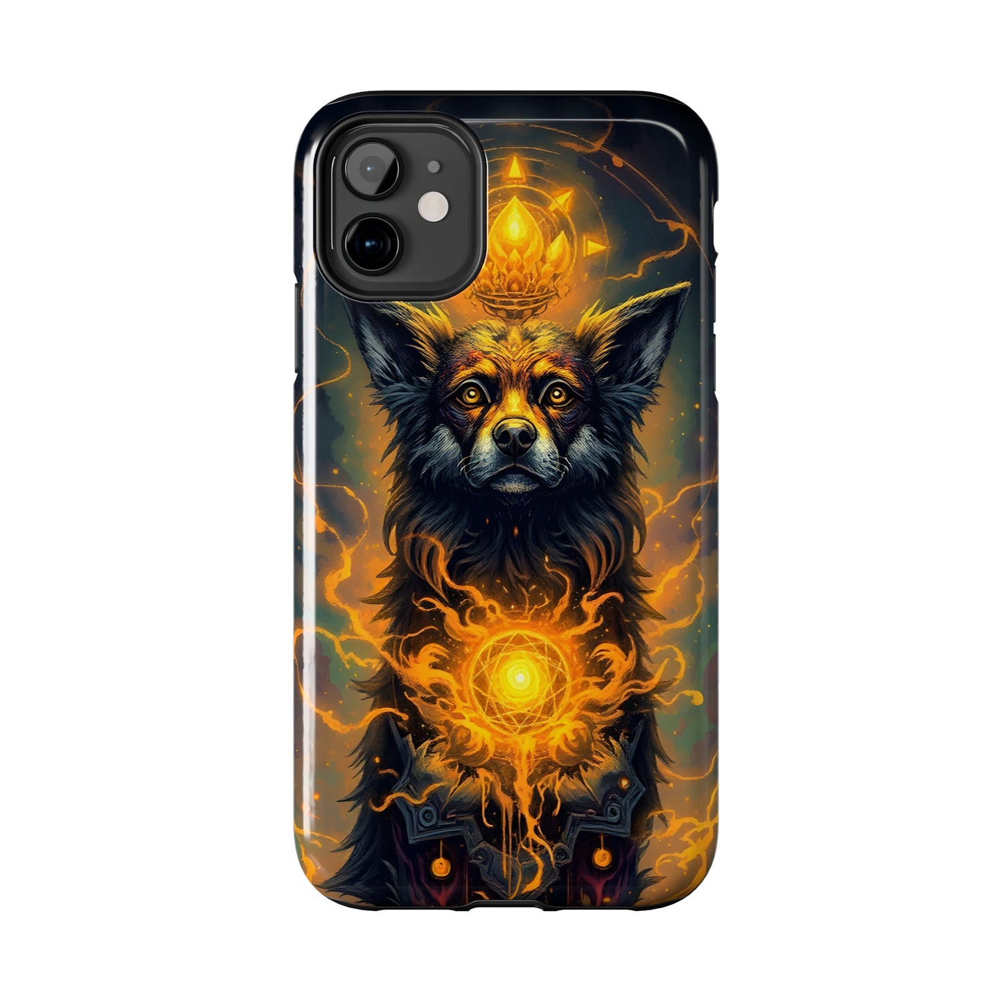 Mystical Dog of Light - Tough Phone Case - Durable Protection with Inspired Artwork - for iPhone