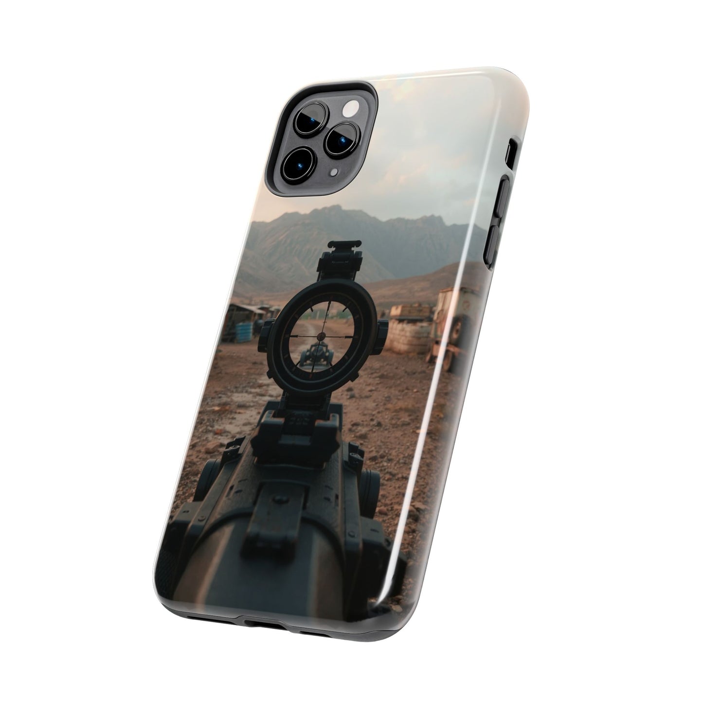 Tough Phone Case - Military Inspired Design with Sniper Scope