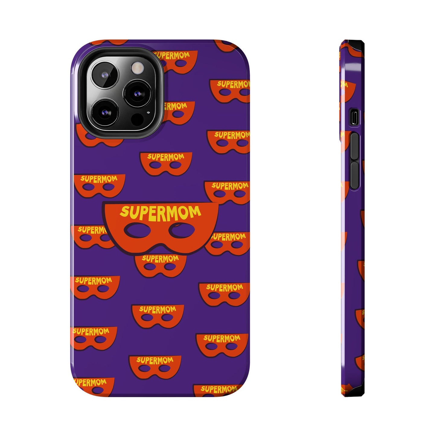 Supermom Tough Phone Case - Durable Protection with Fun Design - for iPhone