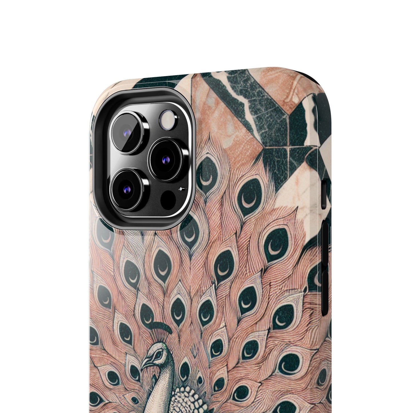 Peacock Tough Phone Case | Stylish & Durable Artwork - for iPhone
