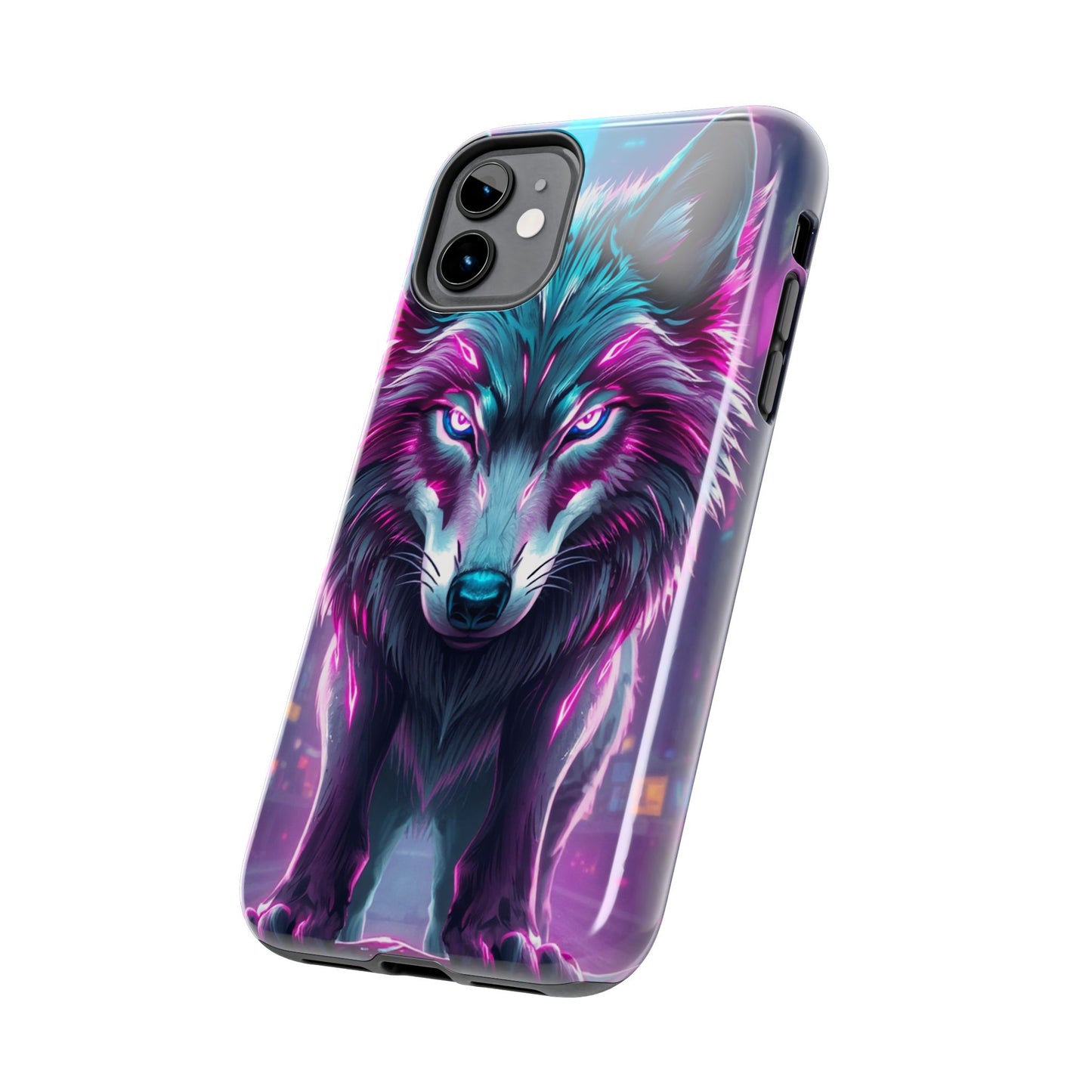 Fierce Wolf Phone Case - Tough & Vibrant Design for Animal Lovers