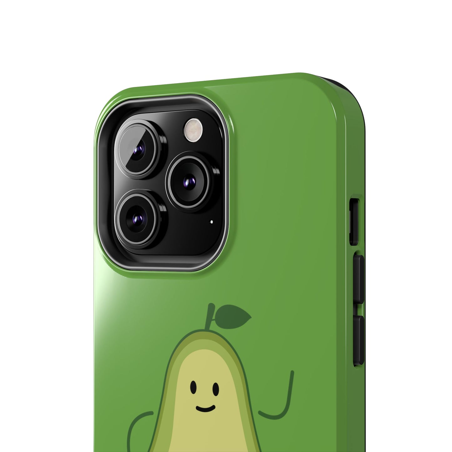Vegan Avocado Tough Phone Case - Cute & Durable Phone Cover - for iPhone
