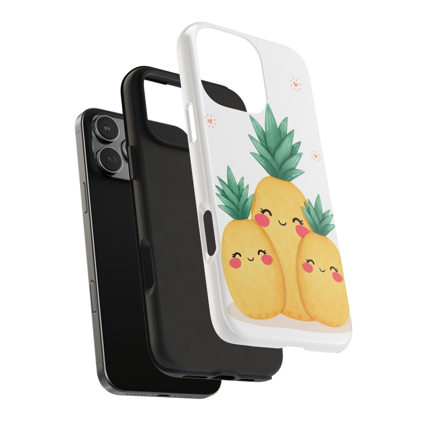 Cute Pineapple Tough Phone Cases | Fun Gift for Pineapple Lovers | Summer Vibes | Durable Phone Protection | Quirky Phone Accessory