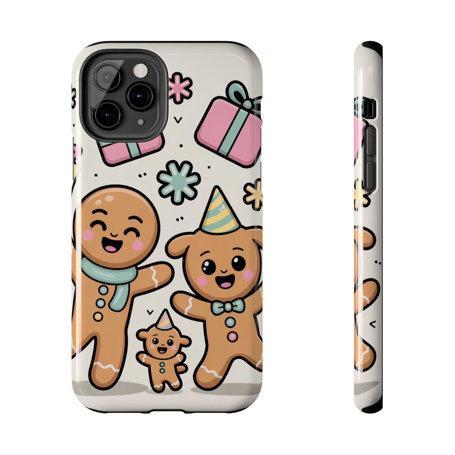 Gingerbread Family Dancing Holiday Phone Case