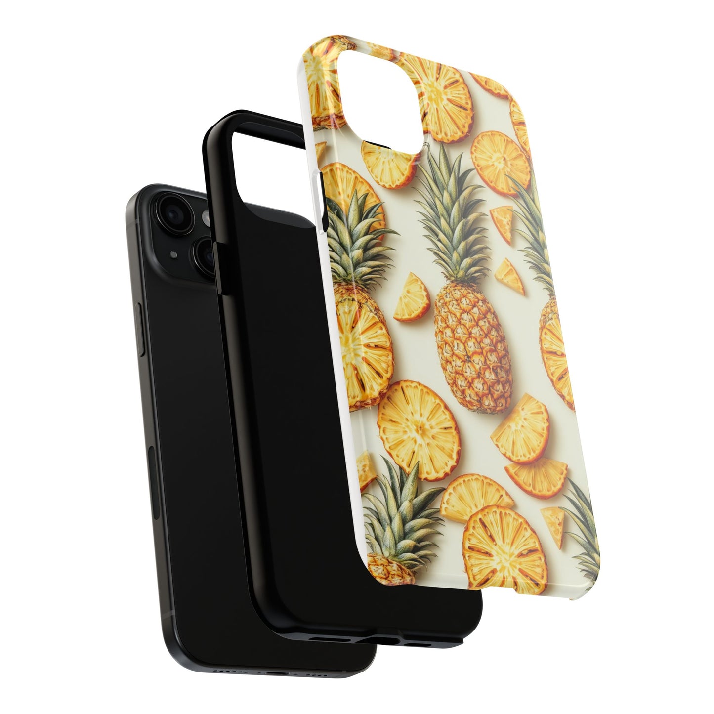 Tropical Pineapple Phone Case - Tough Phone Protector for Summer Vibes