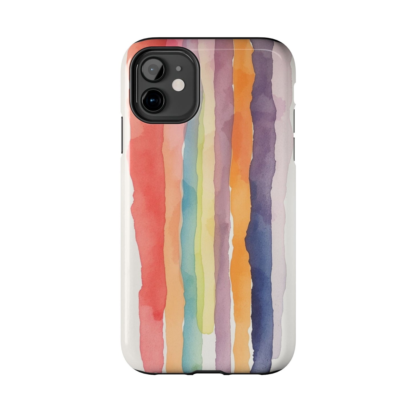 Colorful Watercolor Tough Phone Case - Stylish and Durable Cover for Creative Souls