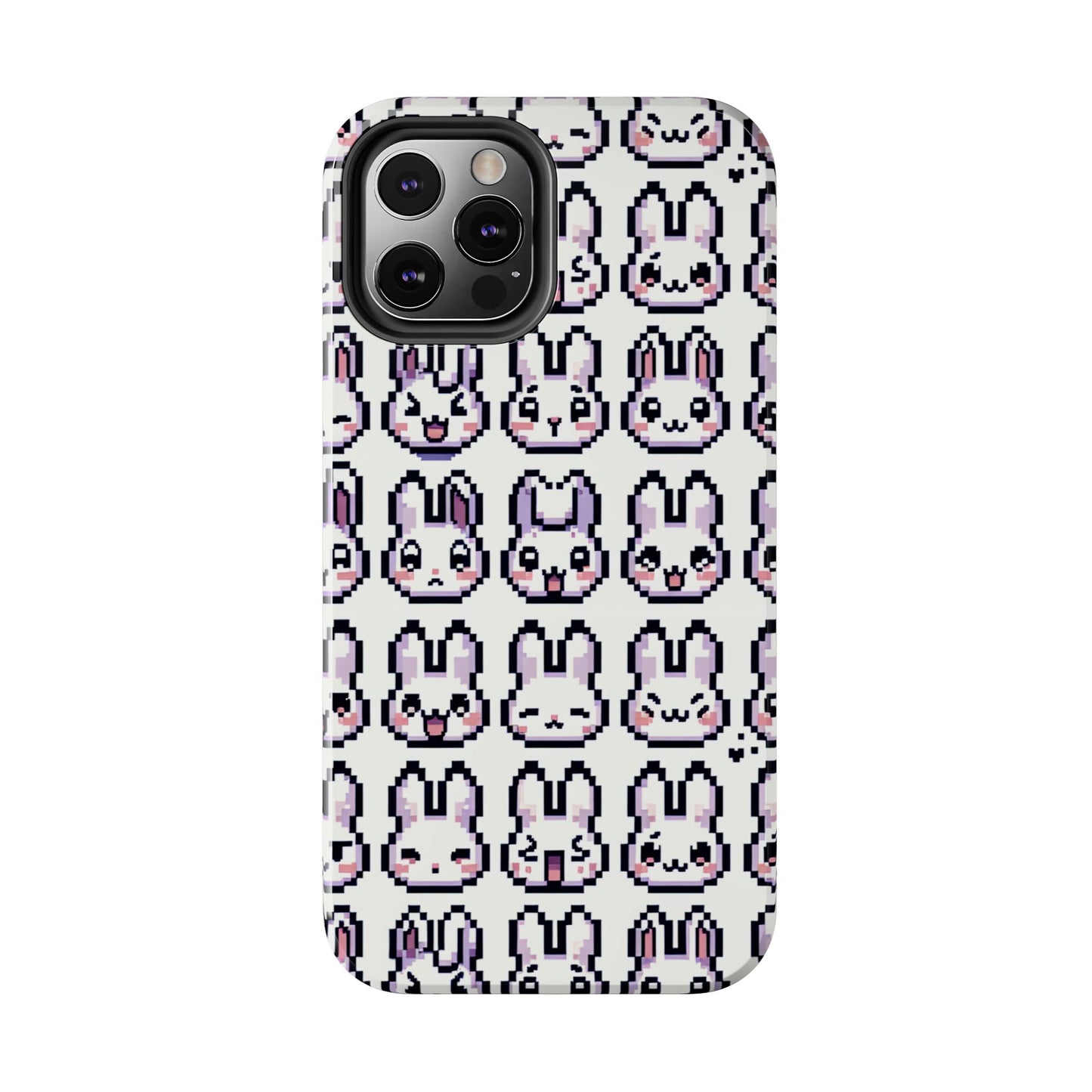 Cute Pixel Bunny Tough Phone Case - Stylish & Protective Cover for iPhone