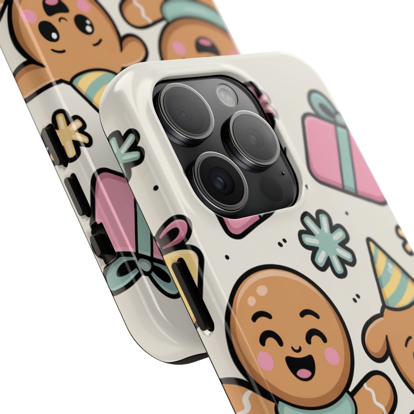 Gingerbread Family Dancing Holiday Phone Case