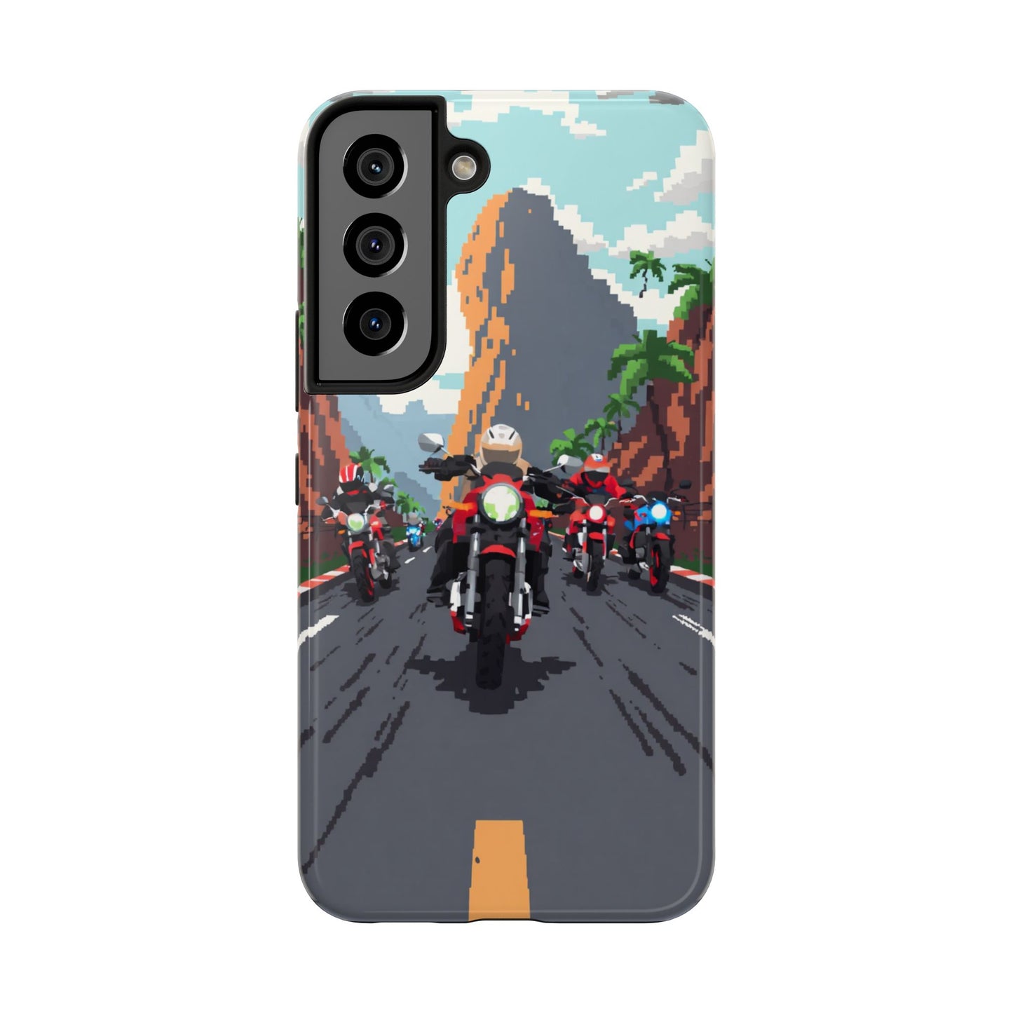 Retro Biker Tough Phone Case - Perfect for Motorcycle Lovers