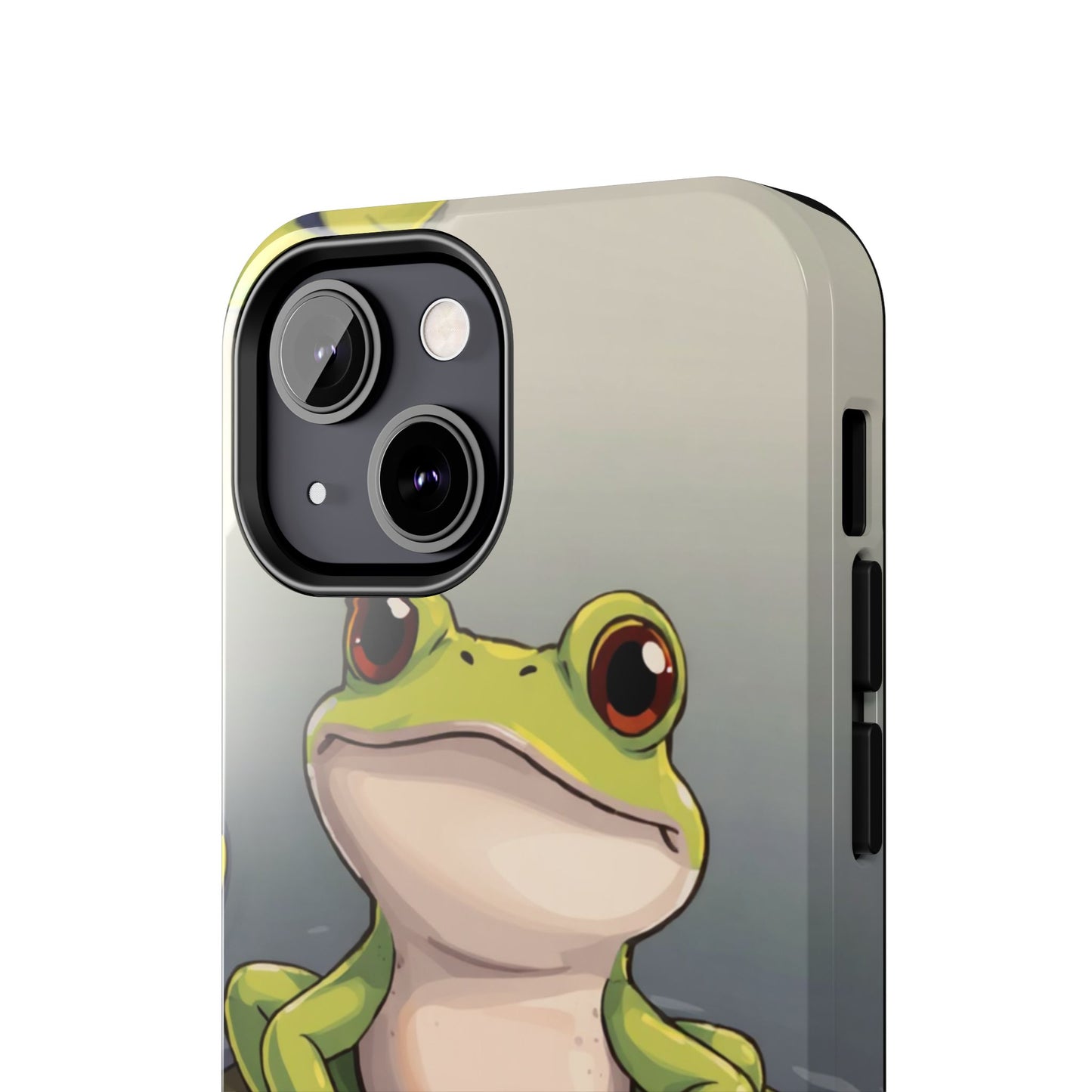 Cute Frog Tough Phone Case - Durable Protection with Nature Vibe