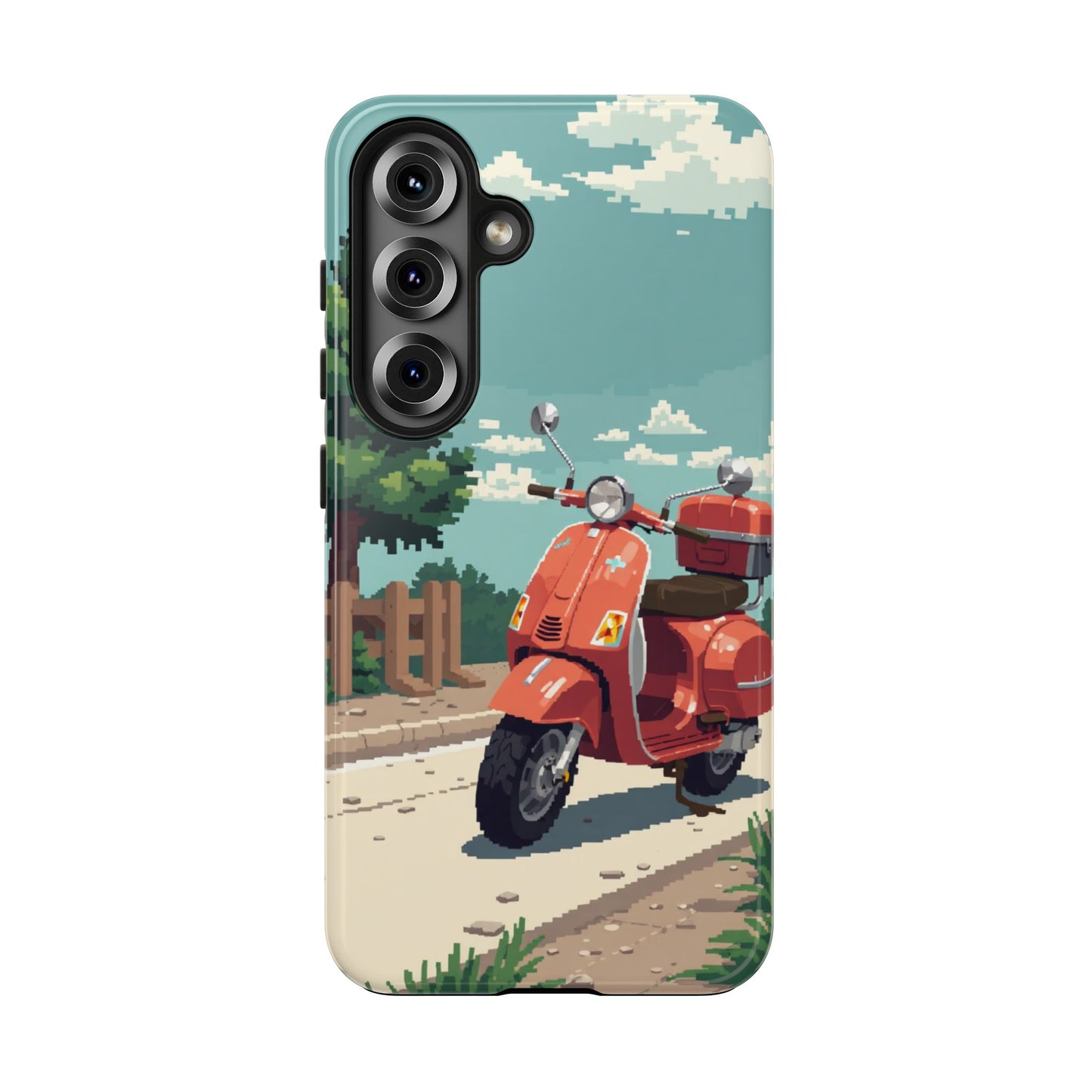 Retro Scooter Phone Case - Tough & Stylish Protection